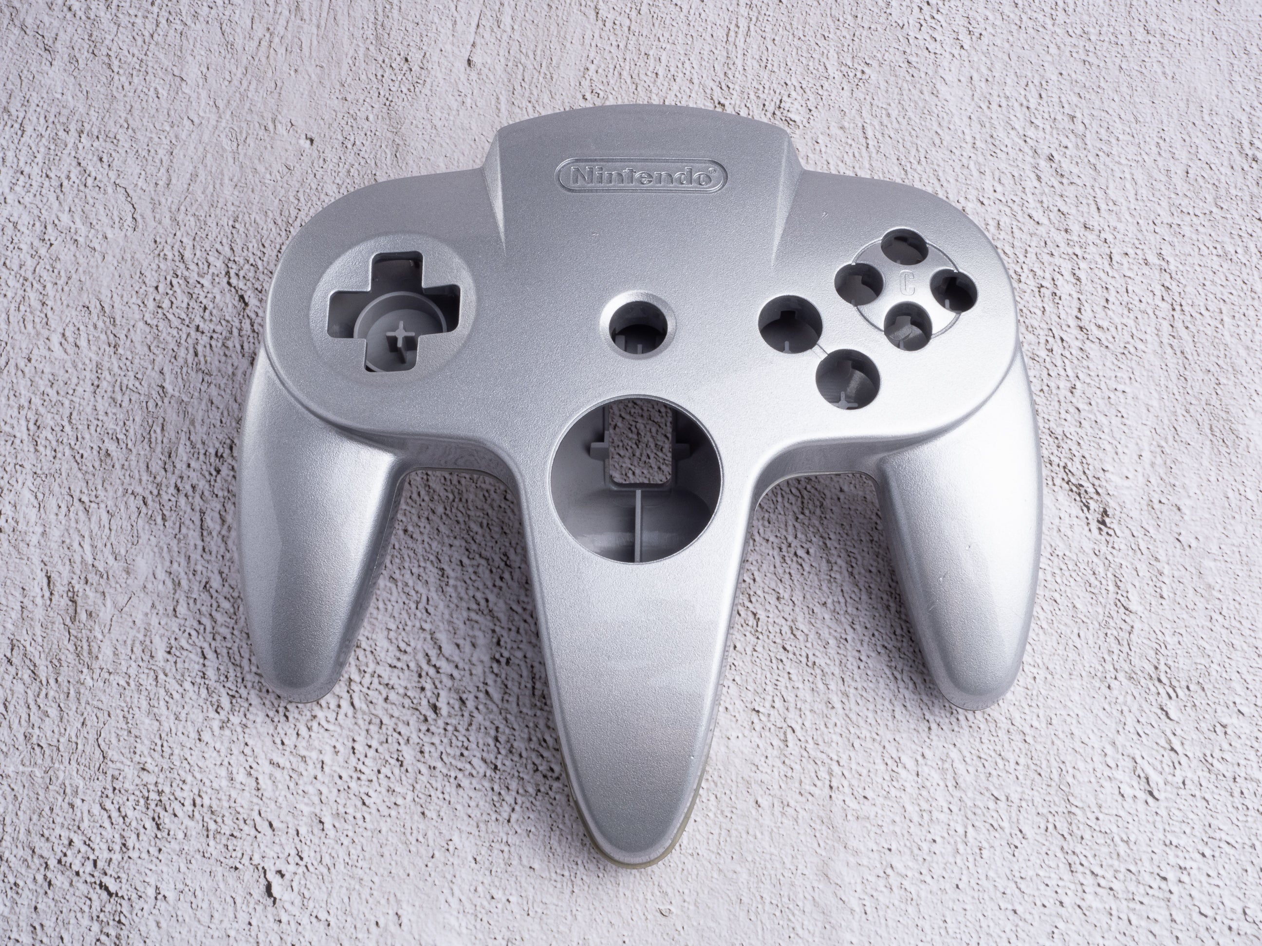 Platinum Silver - Custom Painted Nintendo 64 Controller