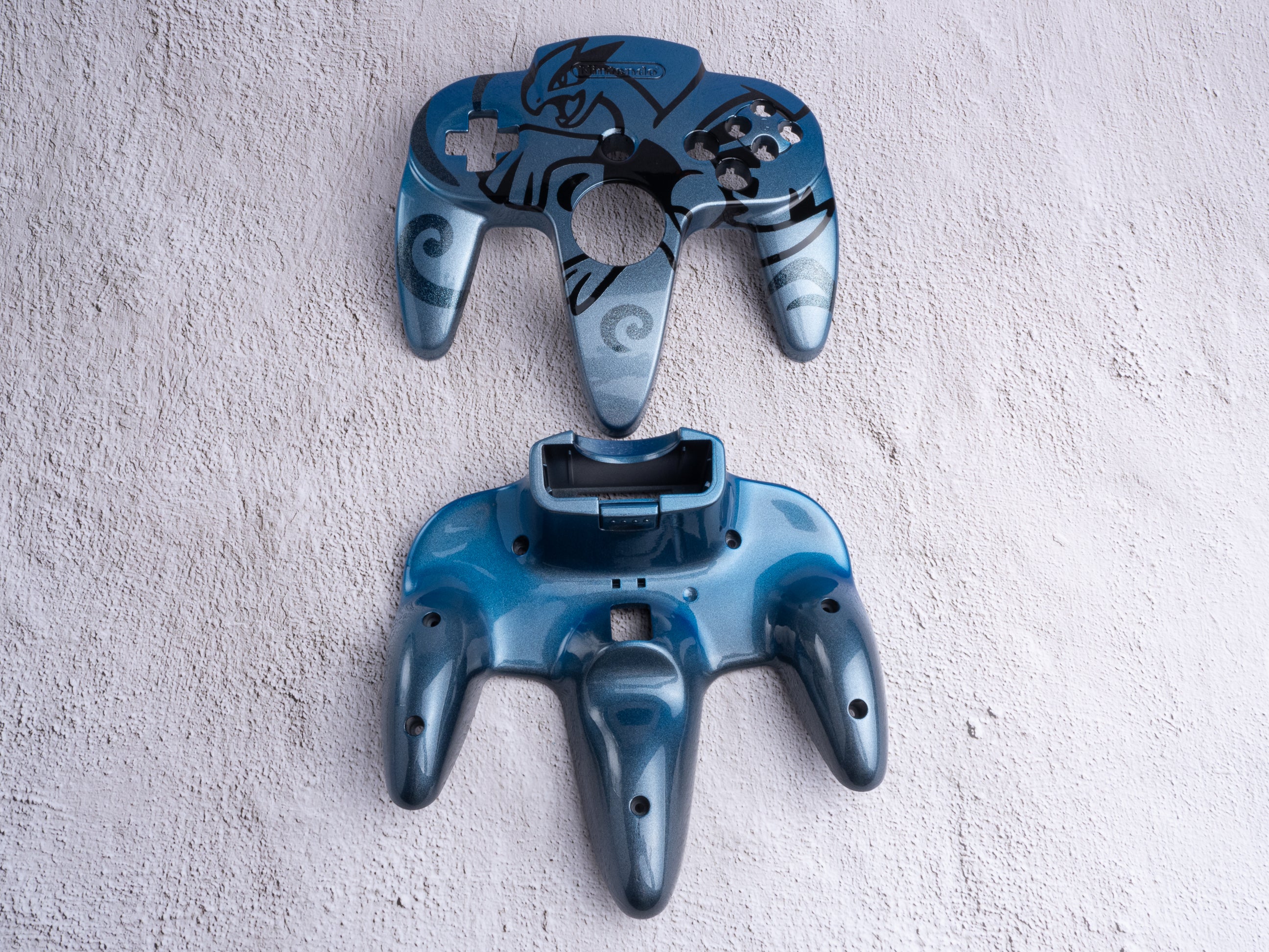 Lugia - Custom Painted Nintendo 64 Controller