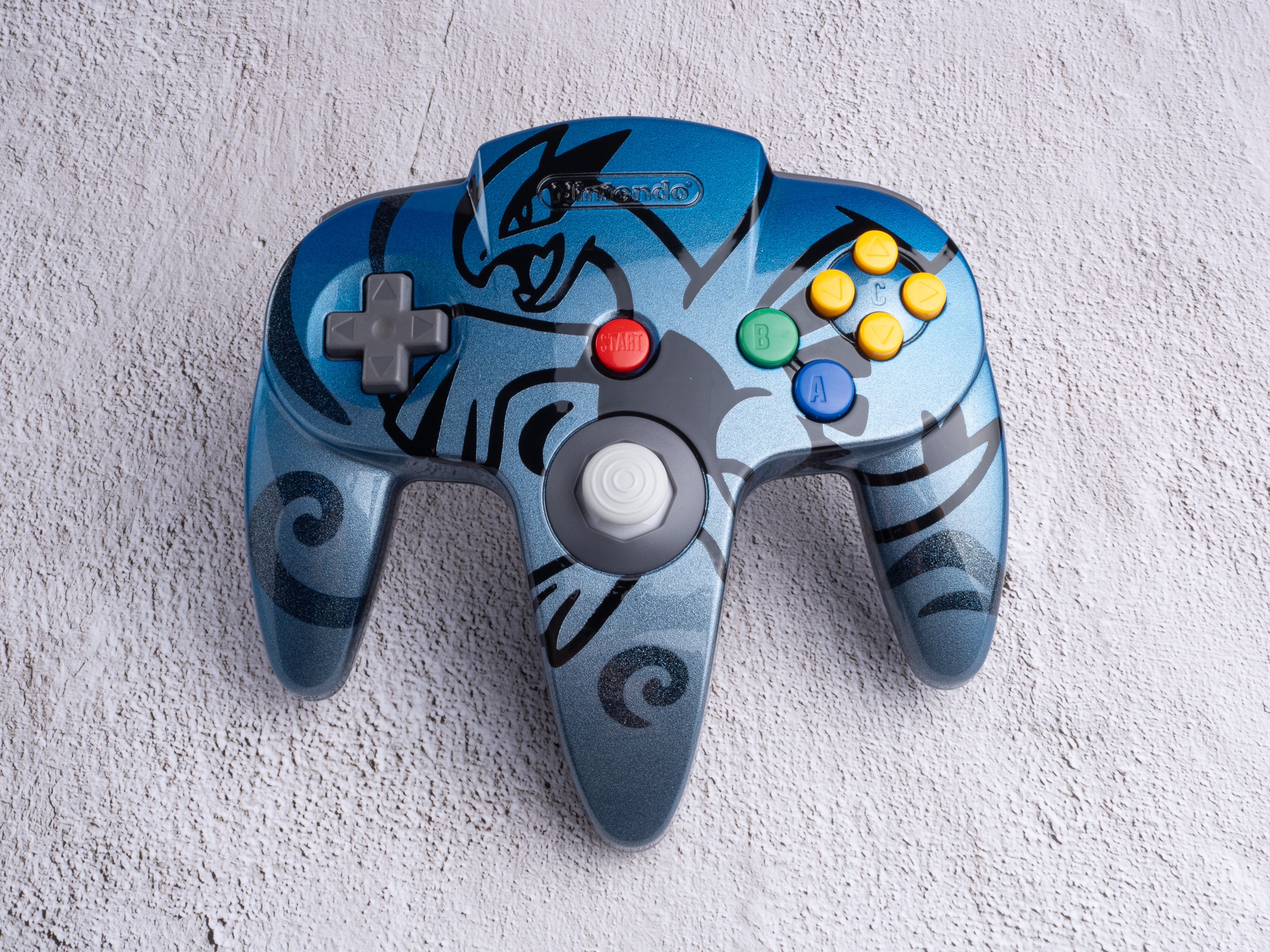 Lugia - Custom Painted Nintendo 64 Controller