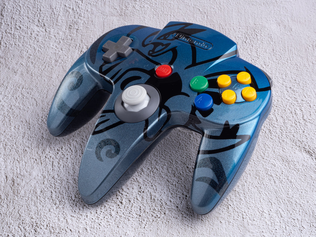 Lugia - Custom Painted Nintendo 64 Controller