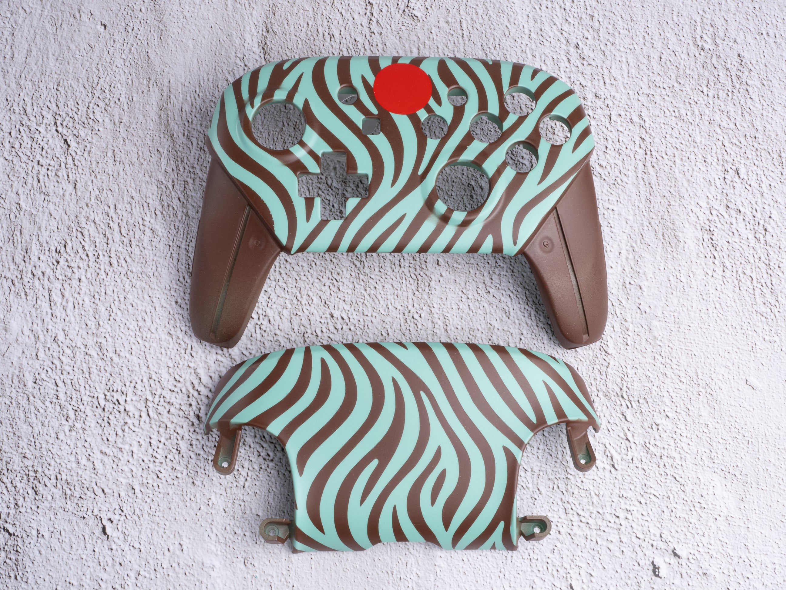 Mint Zebra - Nintendo Switch Custom Controller