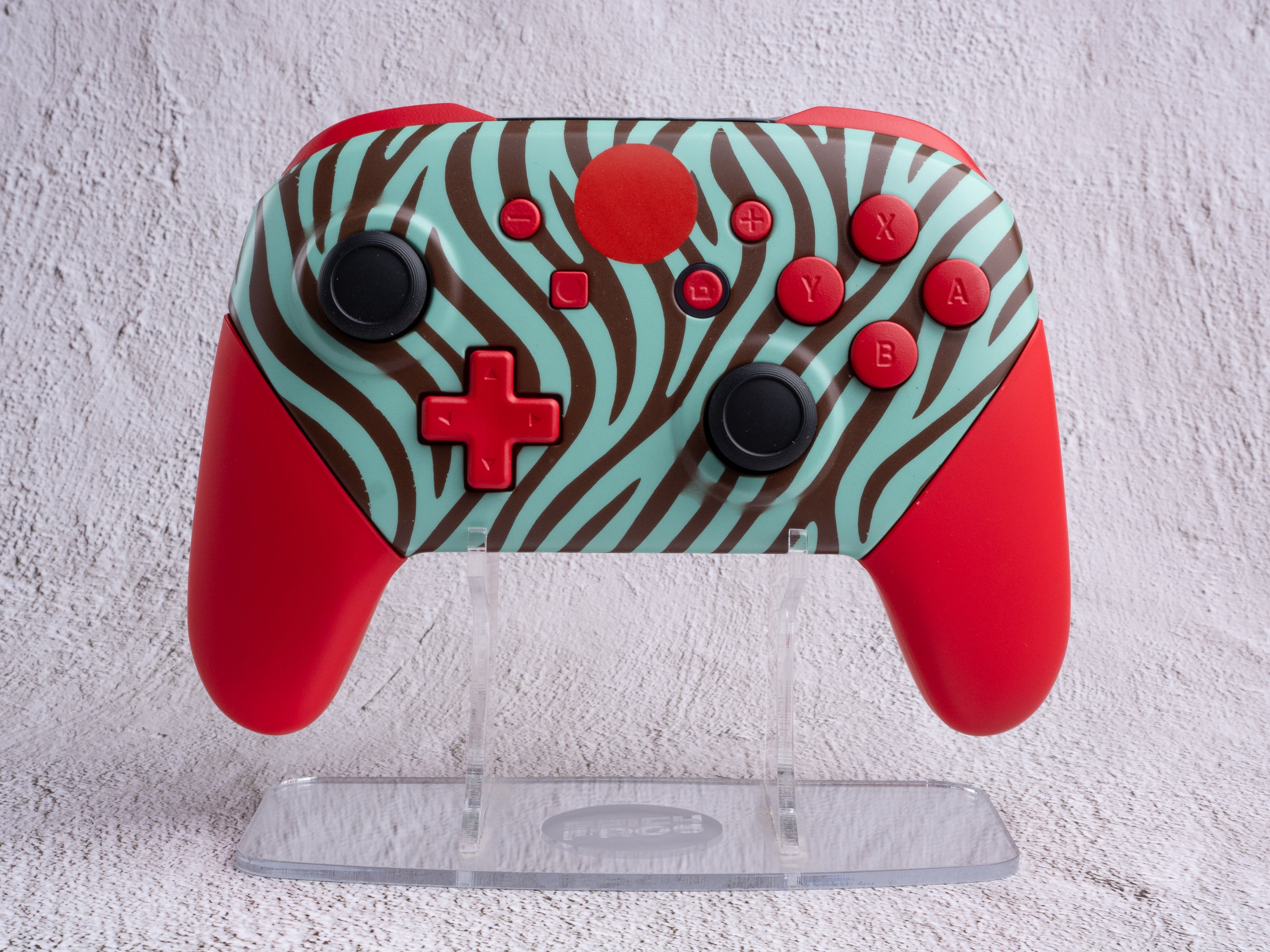 Mint Zebra - Nintendo Switch Custom Controller