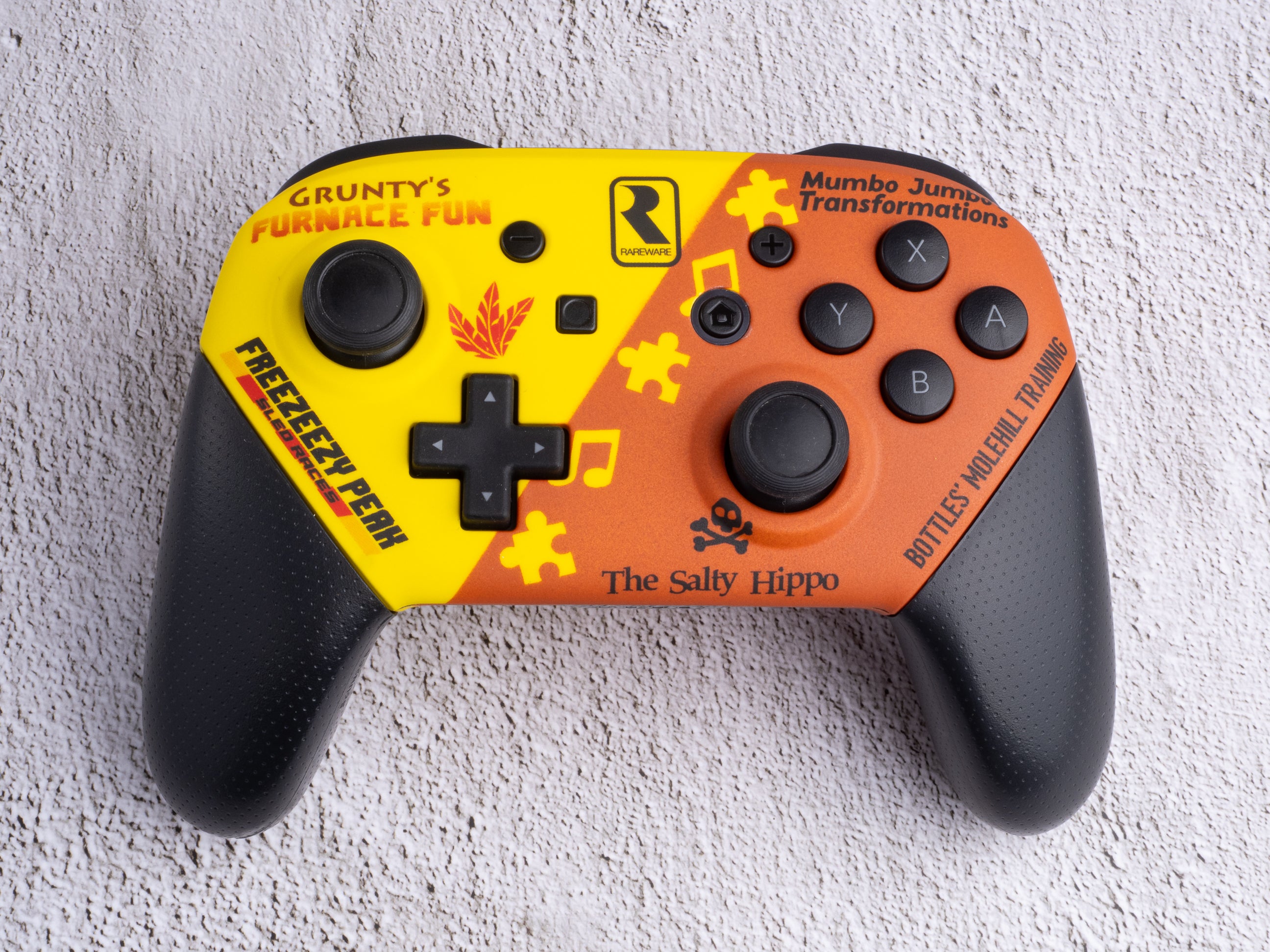 Banjo-Kazooie Sponsors - Nintendo Switch Custom Controller