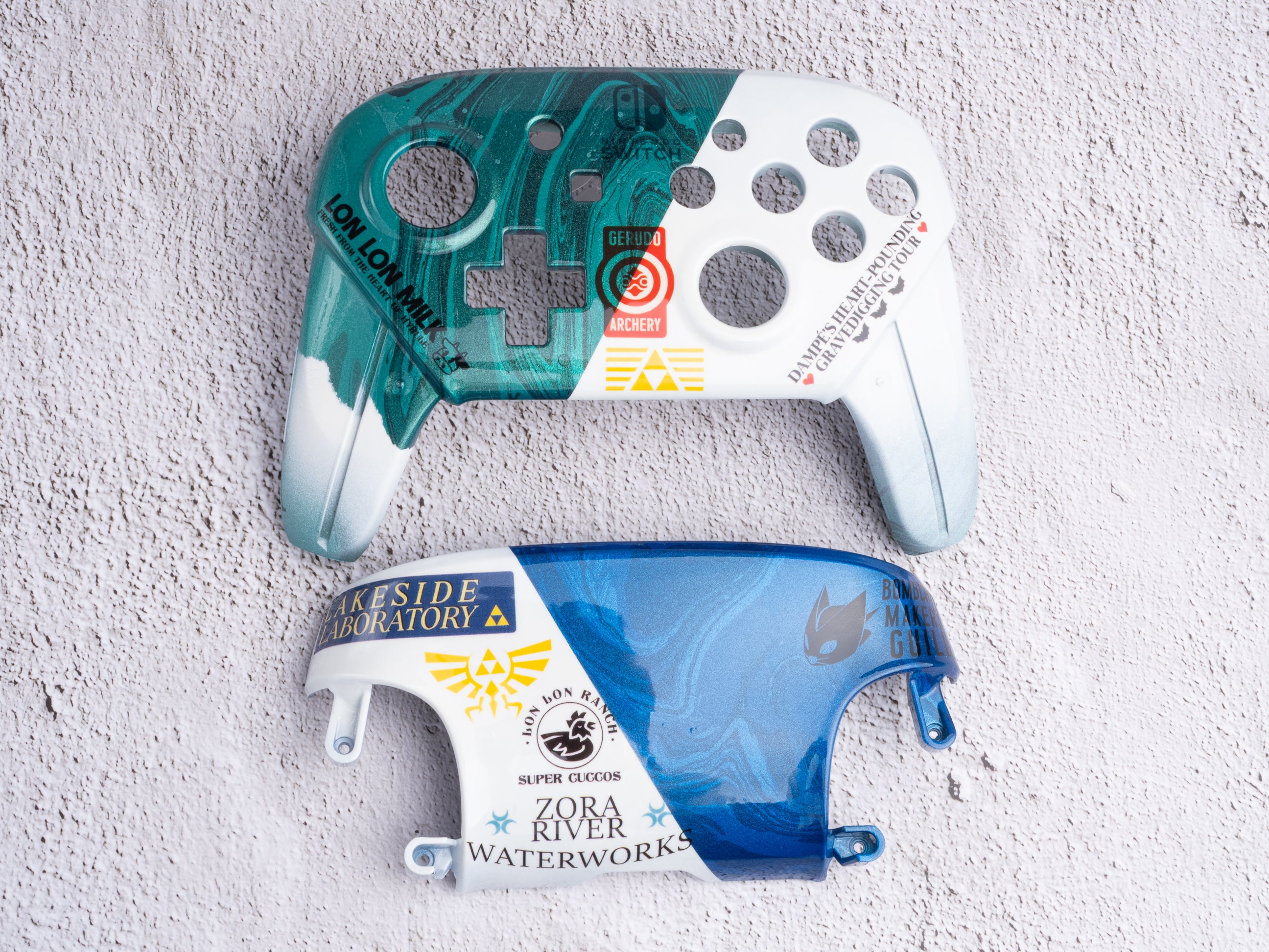 Ocarina of Time Sponsors - Nintendo Switch Custom Controller