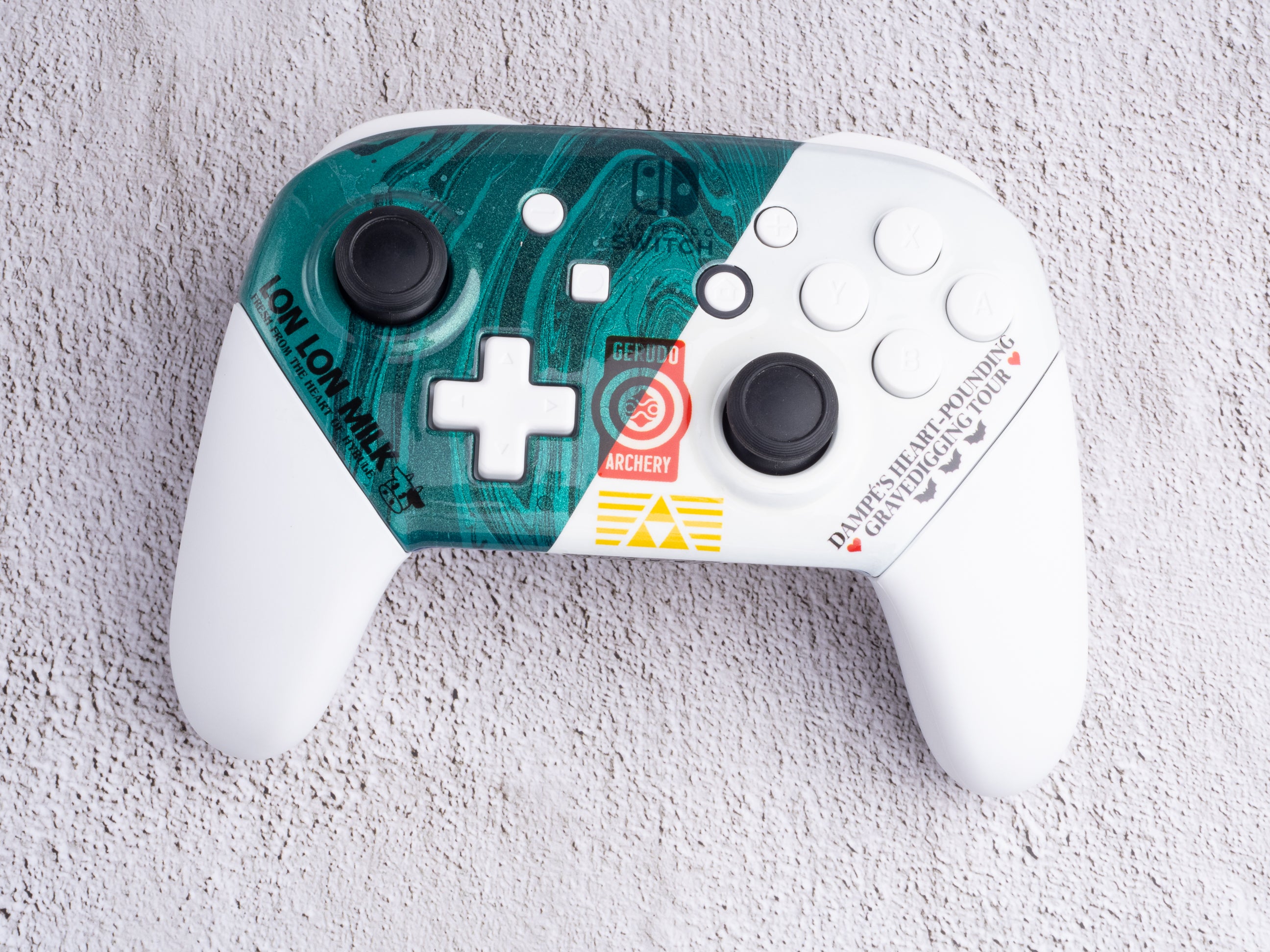 Ocarina of Time Sponsors - Nintendo Switch Custom Controller