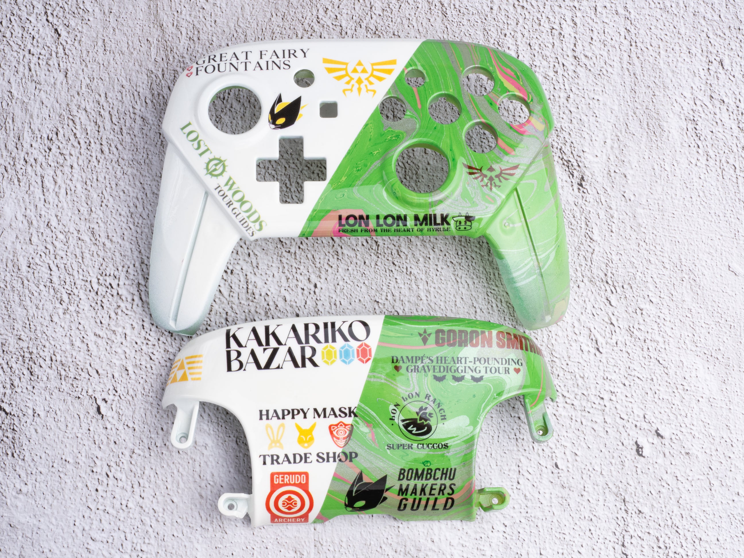 Ocarina of Time Sponsors - Nintendo Switch Custom Controller