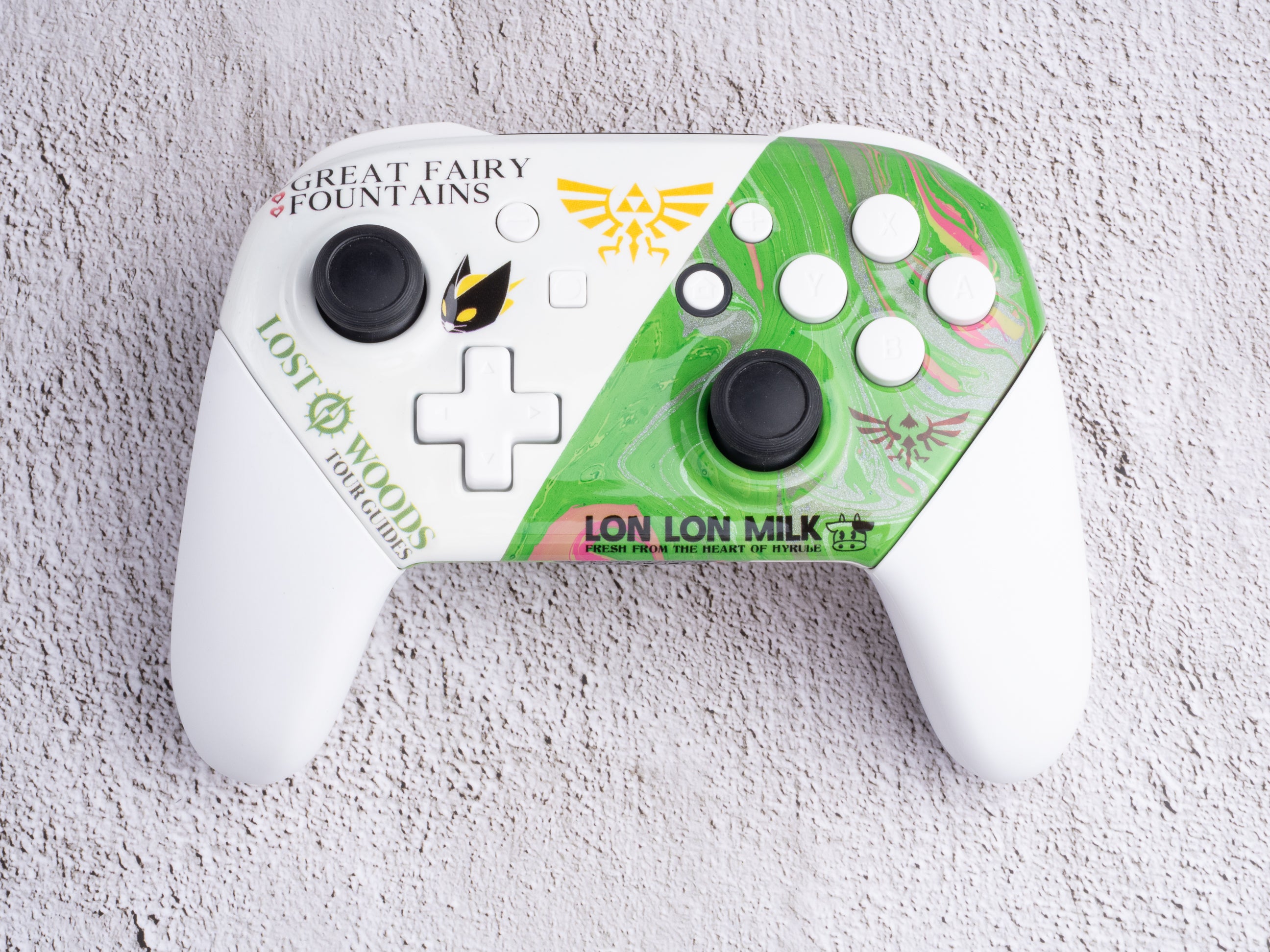 Ocarina of Time Sponsors - Nintendo Switch Custom Controller