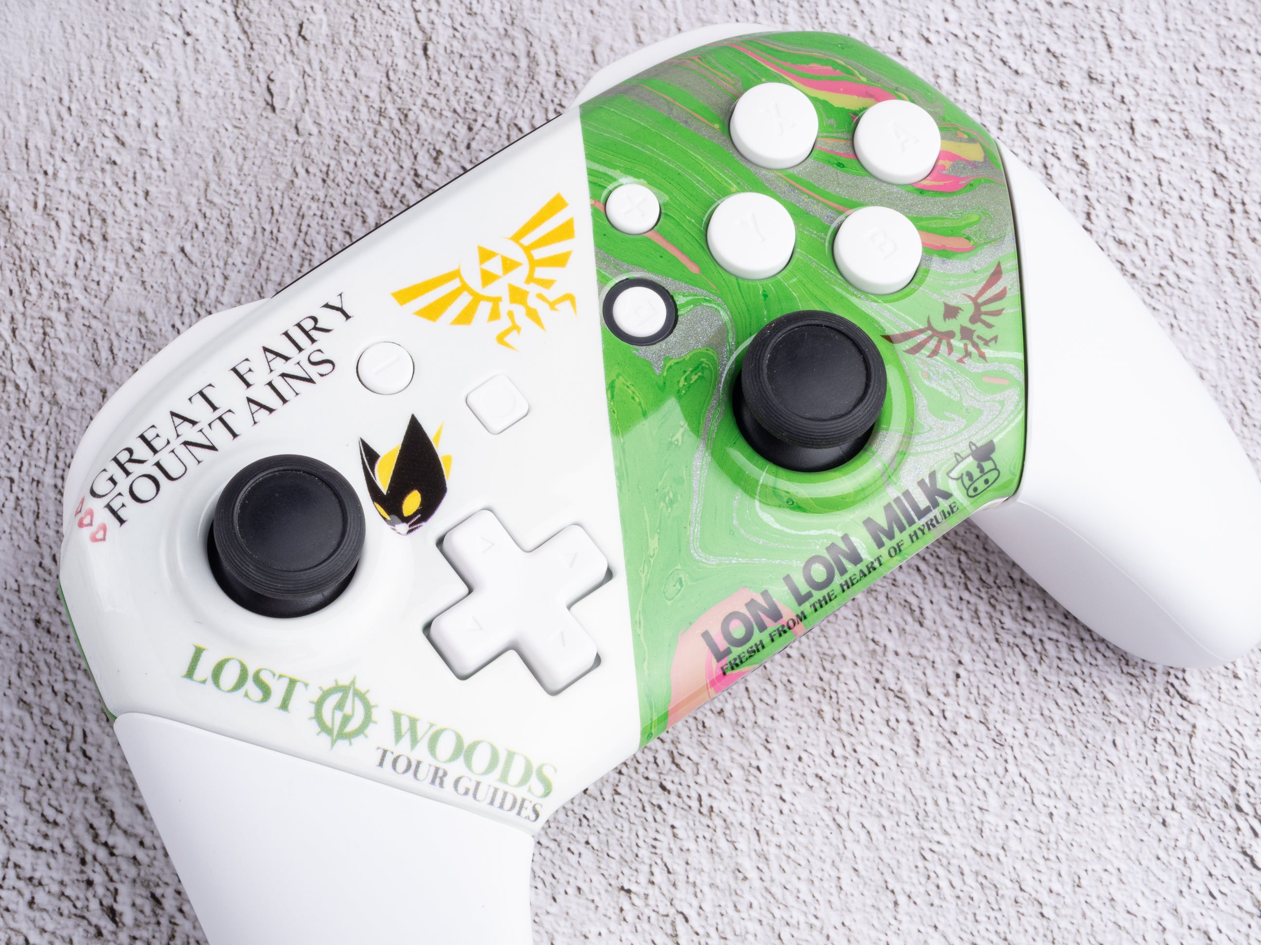 Ocarina of Time Sponsors - Nintendo Switch Custom Controller