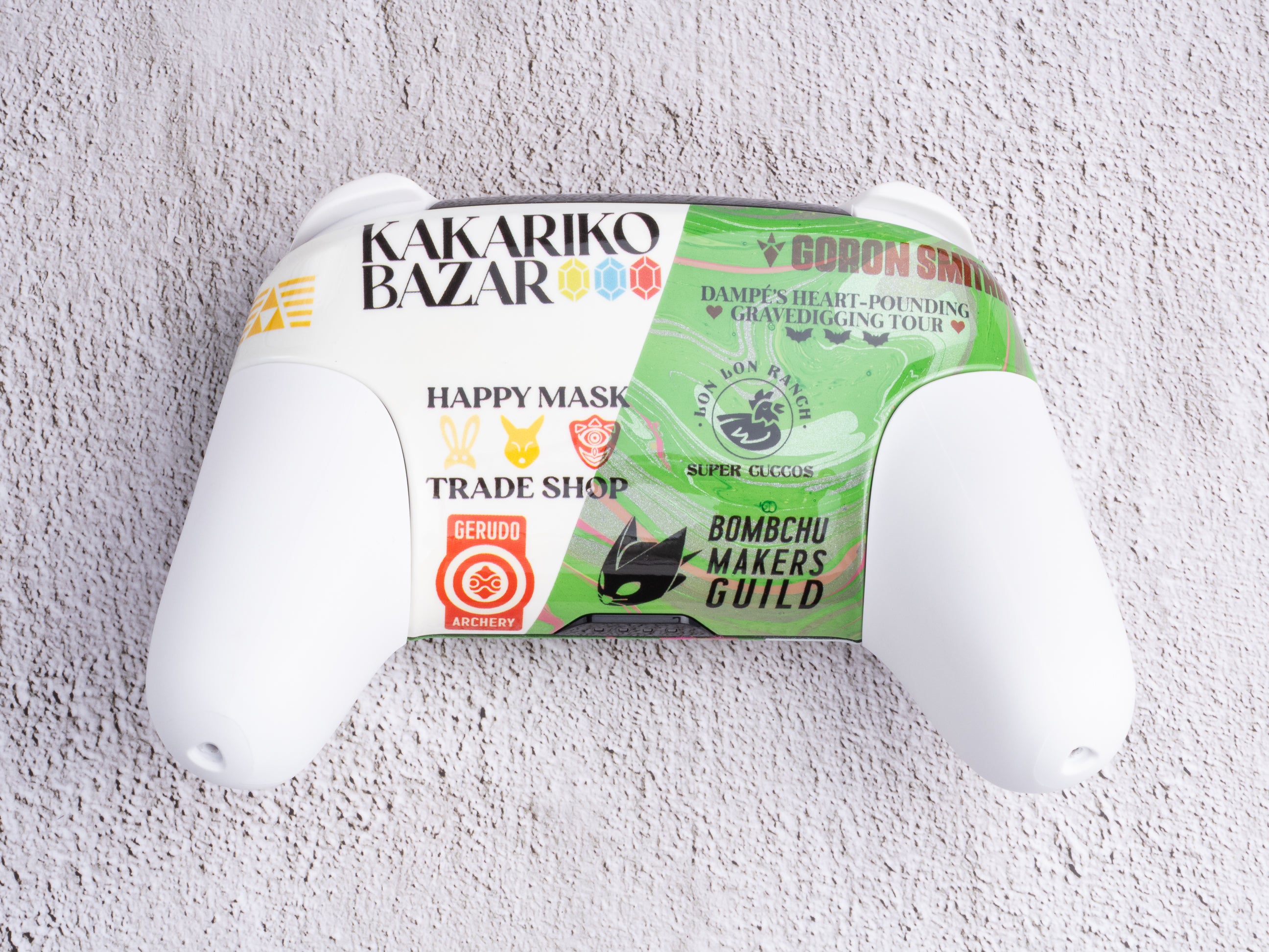 Ocarina of Time Sponsors - Nintendo Switch Custom Controller