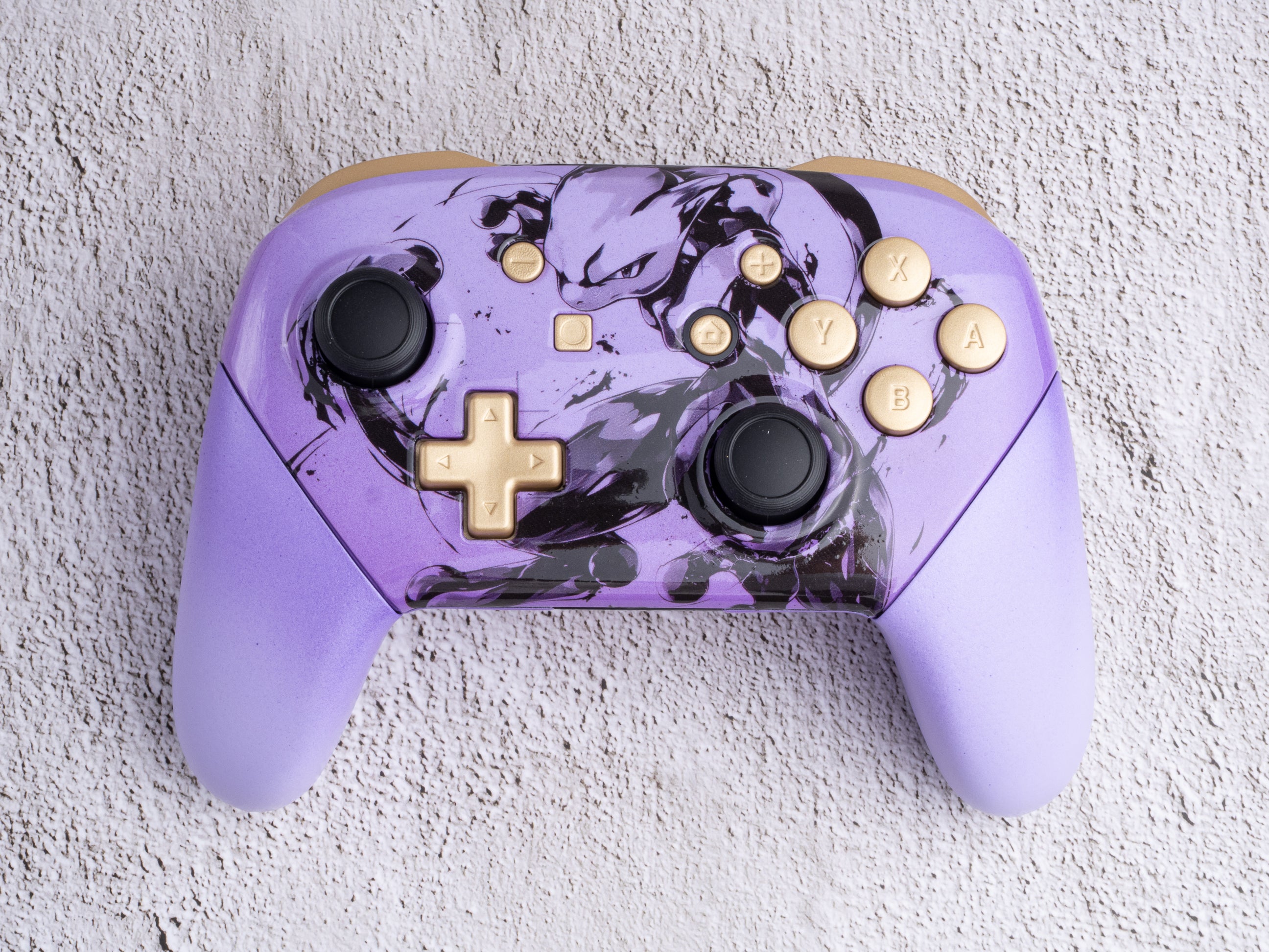 Mewtwo / Pokémon - Nintendo Switch Custom Controller