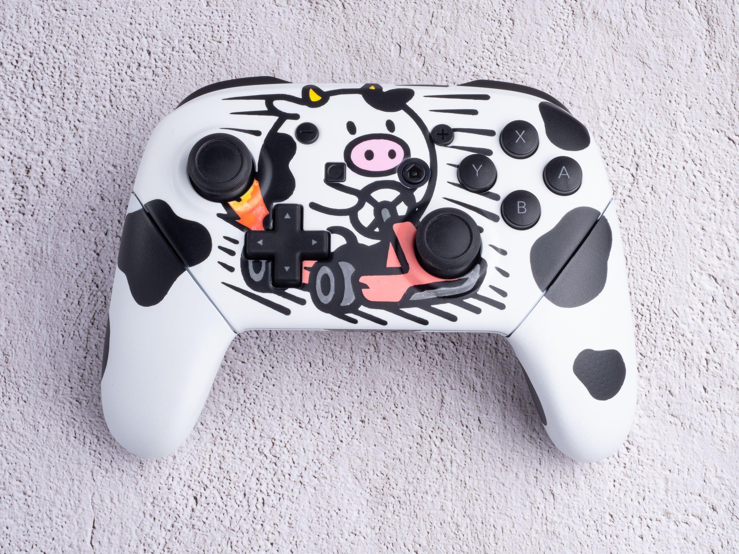 Cow Karting / Mario Kart World - Nintendo Switch Custom Controller