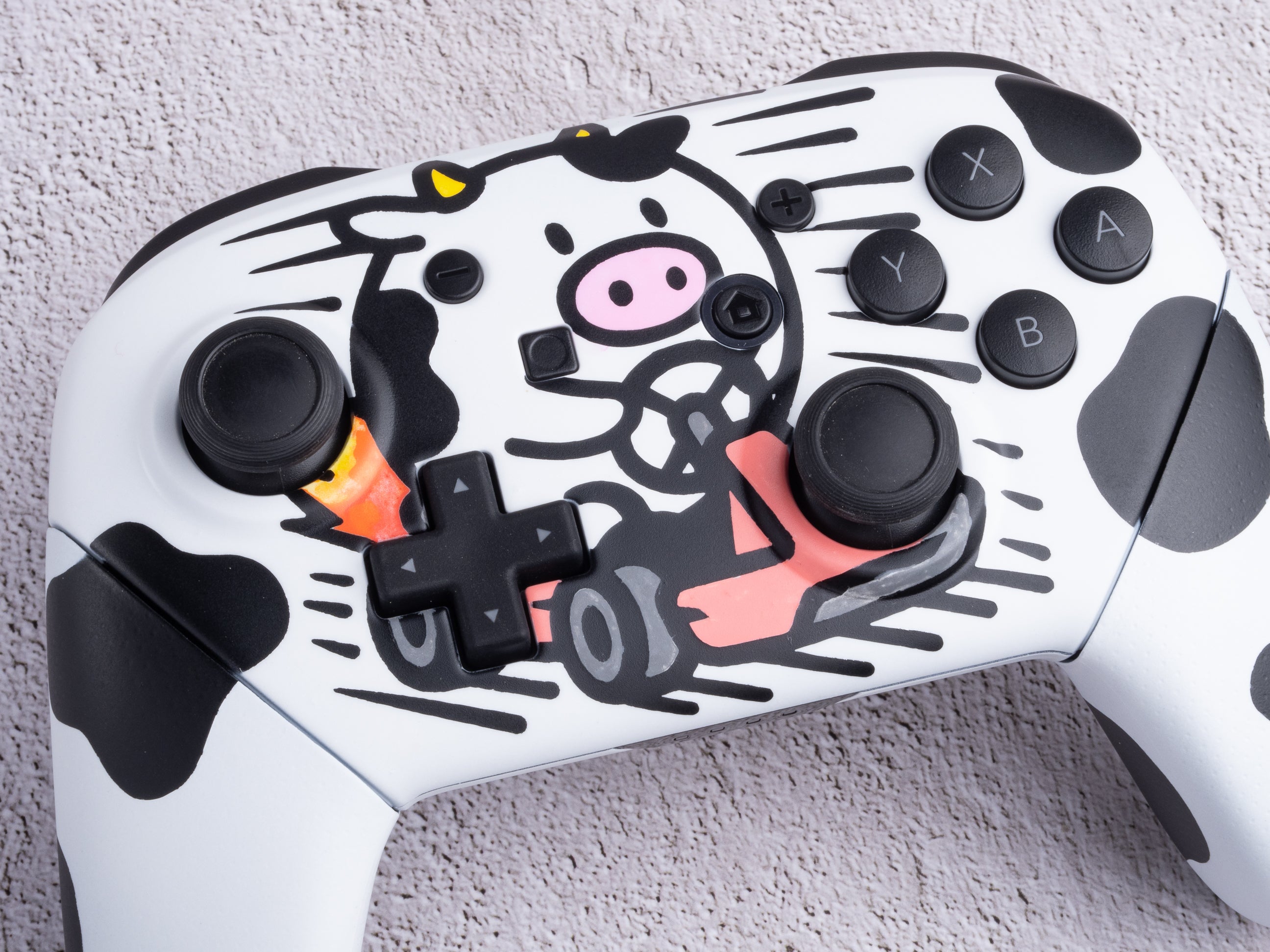 Cow Karting / Mario Kart World - Nintendo Switch Custom Controller