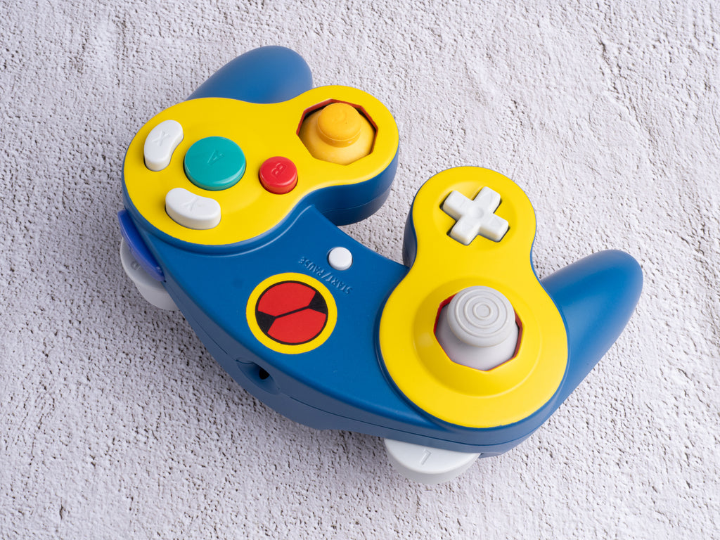 MegaMan Battle Network - Custom Painted GameCube Controller