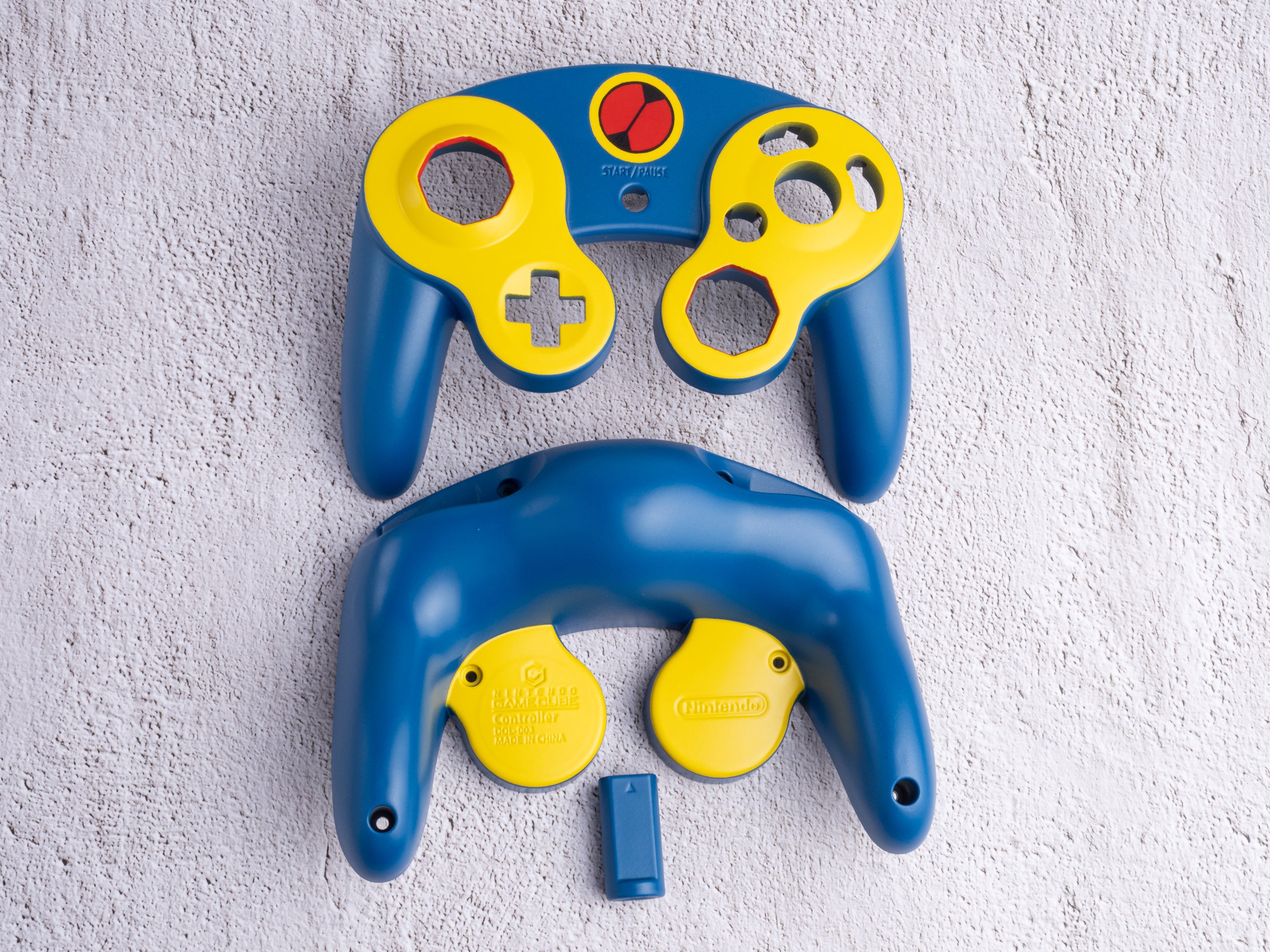 MegaMan Battle Network - Custom Painted GameCube Controller