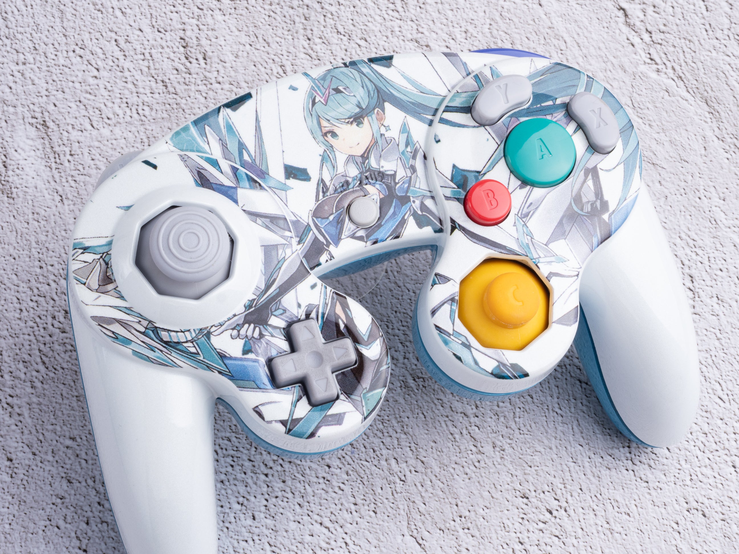 Pneuma - Custom Painted GameCube Controller