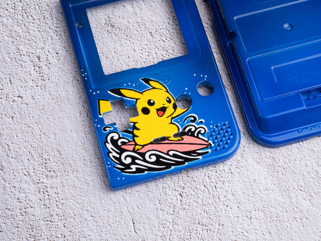 Surfing Pikachu - GameBoy Pocket Custom Shells