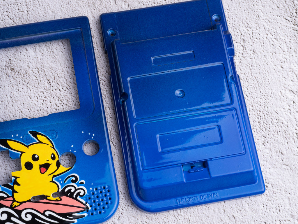 Surfing Pikachu - GameBoy Pocket Custom Shells