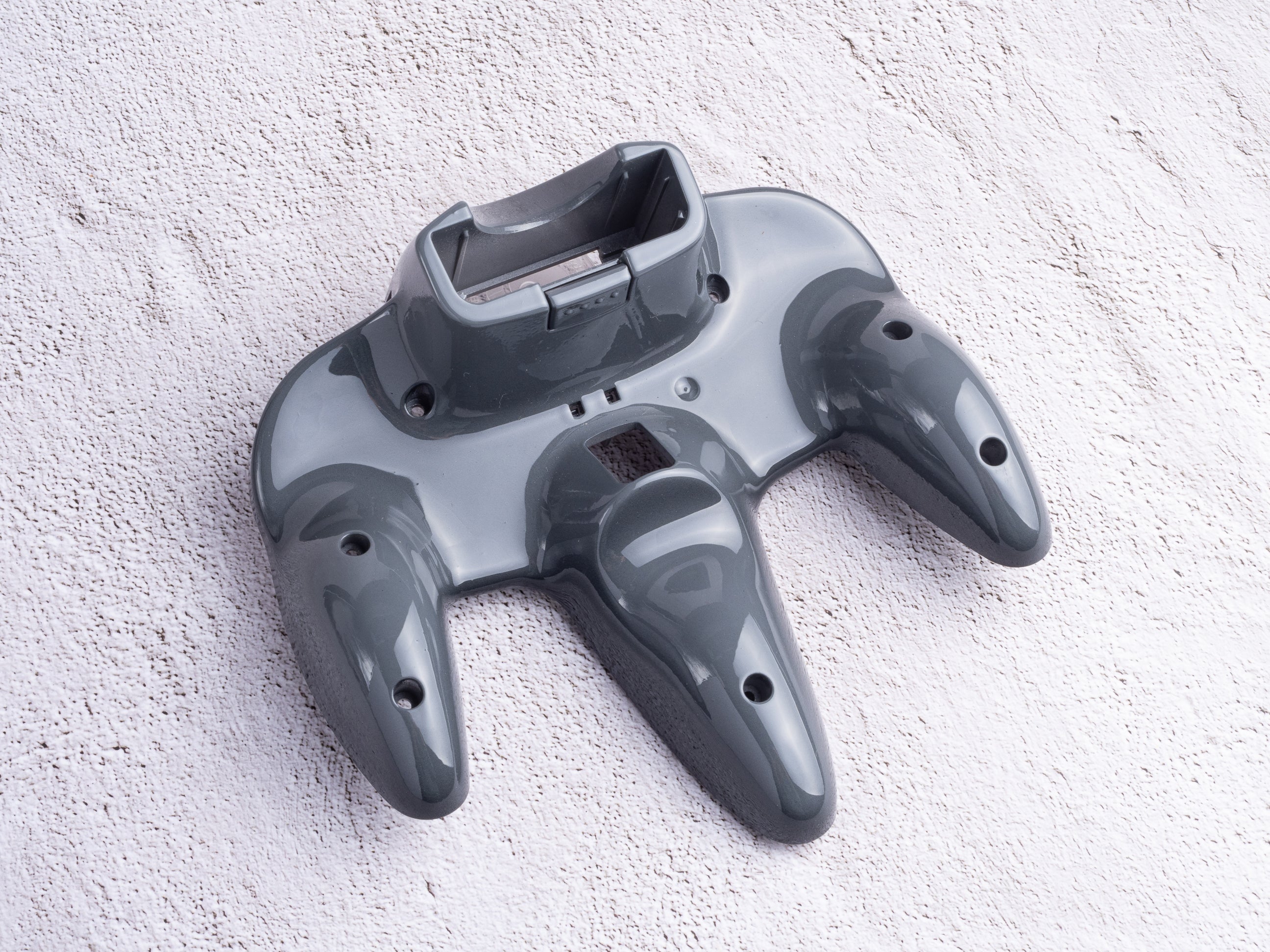 Deep Grey - Custom Painted Nintendo 64 Bottom Shell