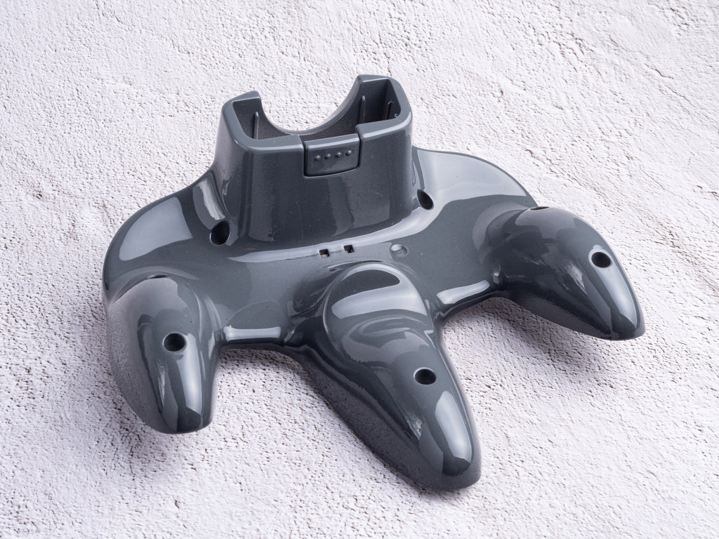Deep Grey - Custom Painted Nintendo 64 Bottom Shell