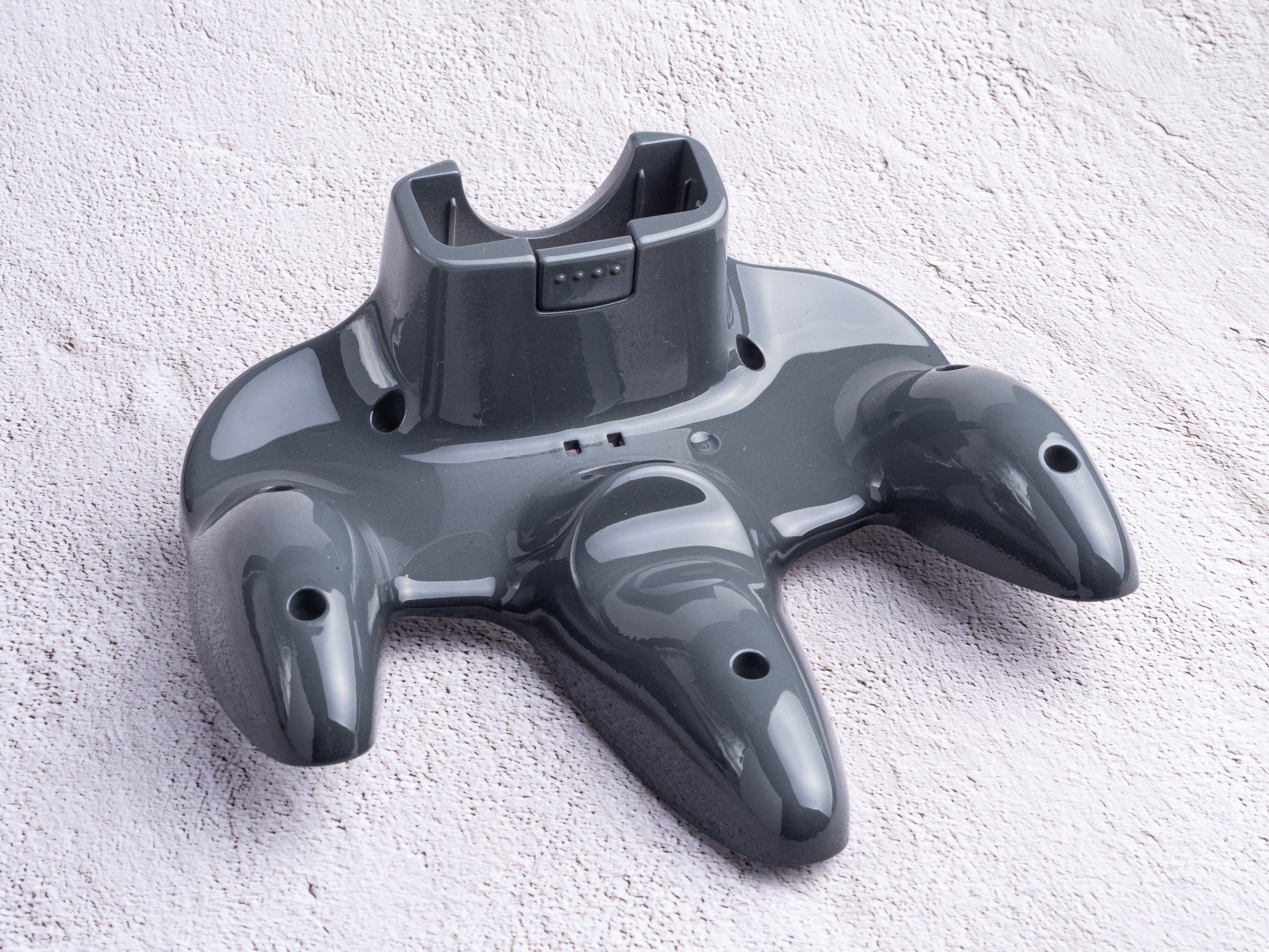 Deep Grey - Custom Painted Nintendo 64 Bottom Shell