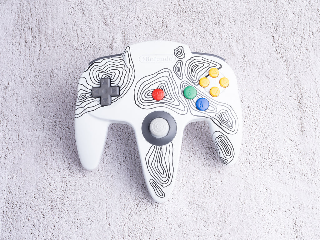 Topo - Custom Painted Nintendo 64 Controller