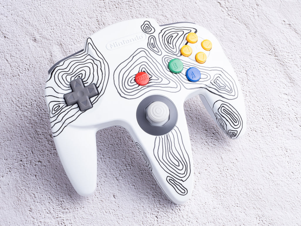 Topo - Custom Painted Nintendo 64 Controller