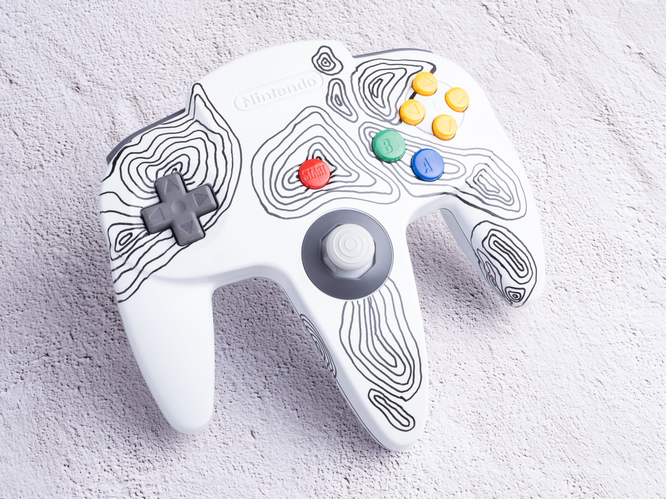 Topo - Custom Painted Nintendo 64 Controller