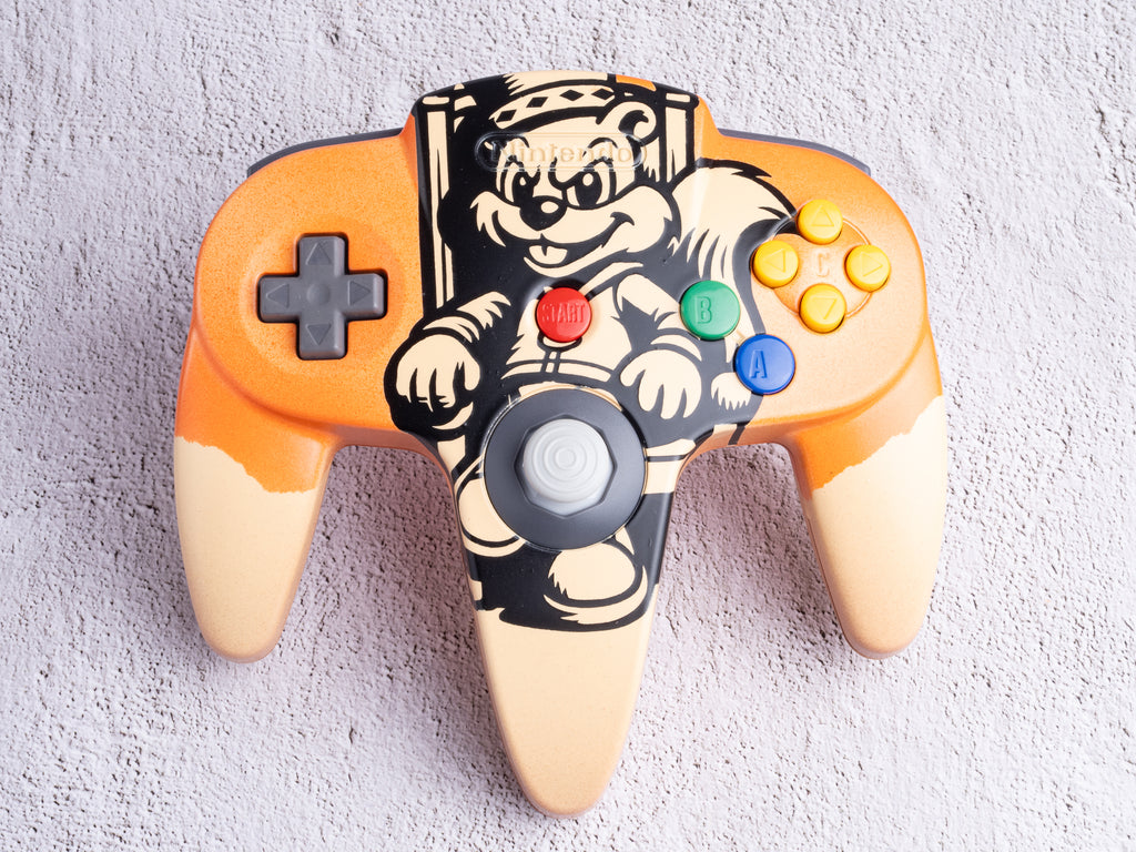Conker - Custom Painted Nintendo 64 Controller