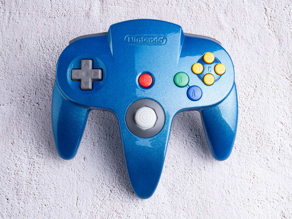 Deep Blue - Custom Painted Nintendo 64 Controller