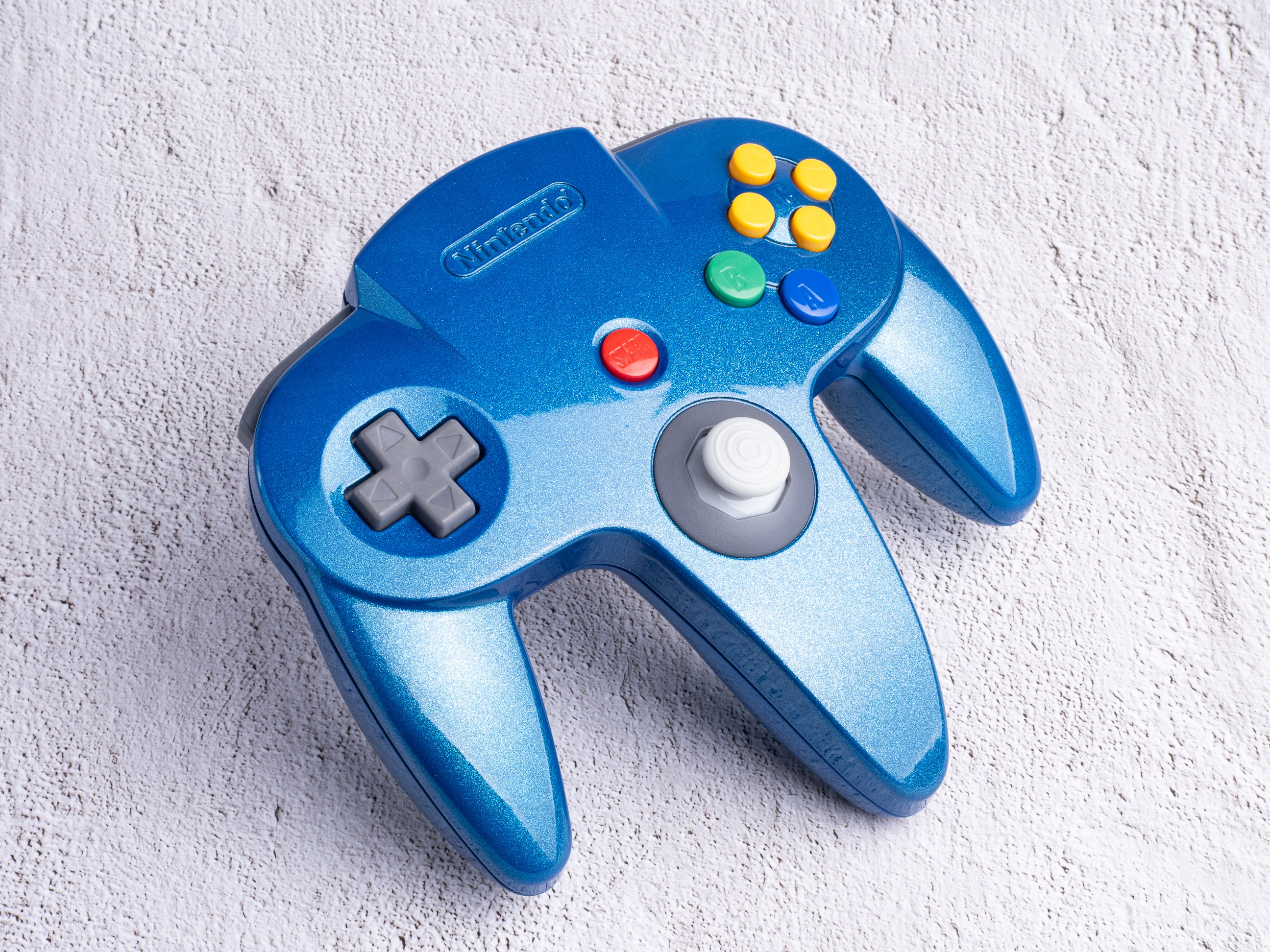 Deep Blue - Custom Painted Nintendo 64 Controller