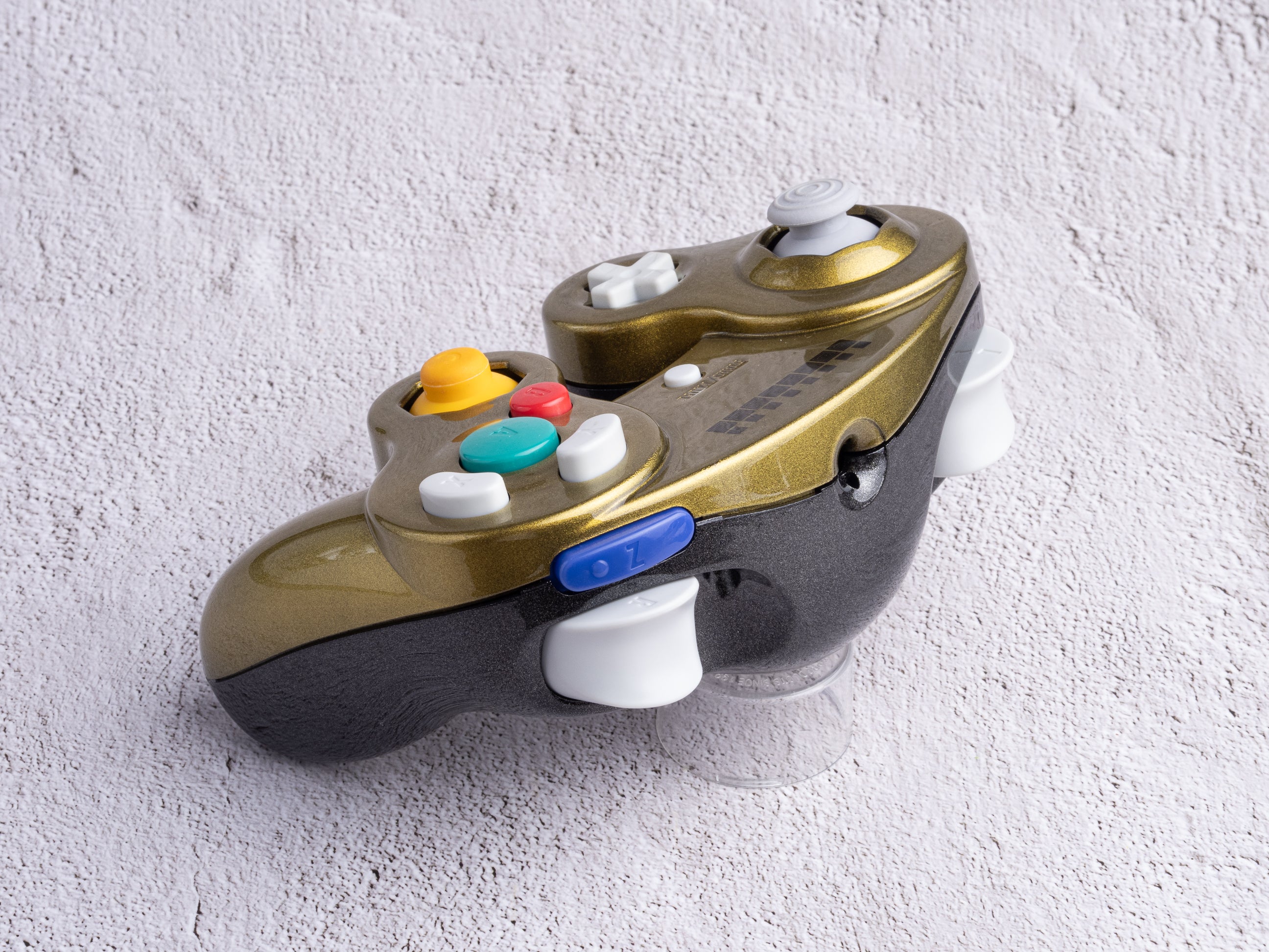 GoldCube - Custom Painted GameCube Controller Shells