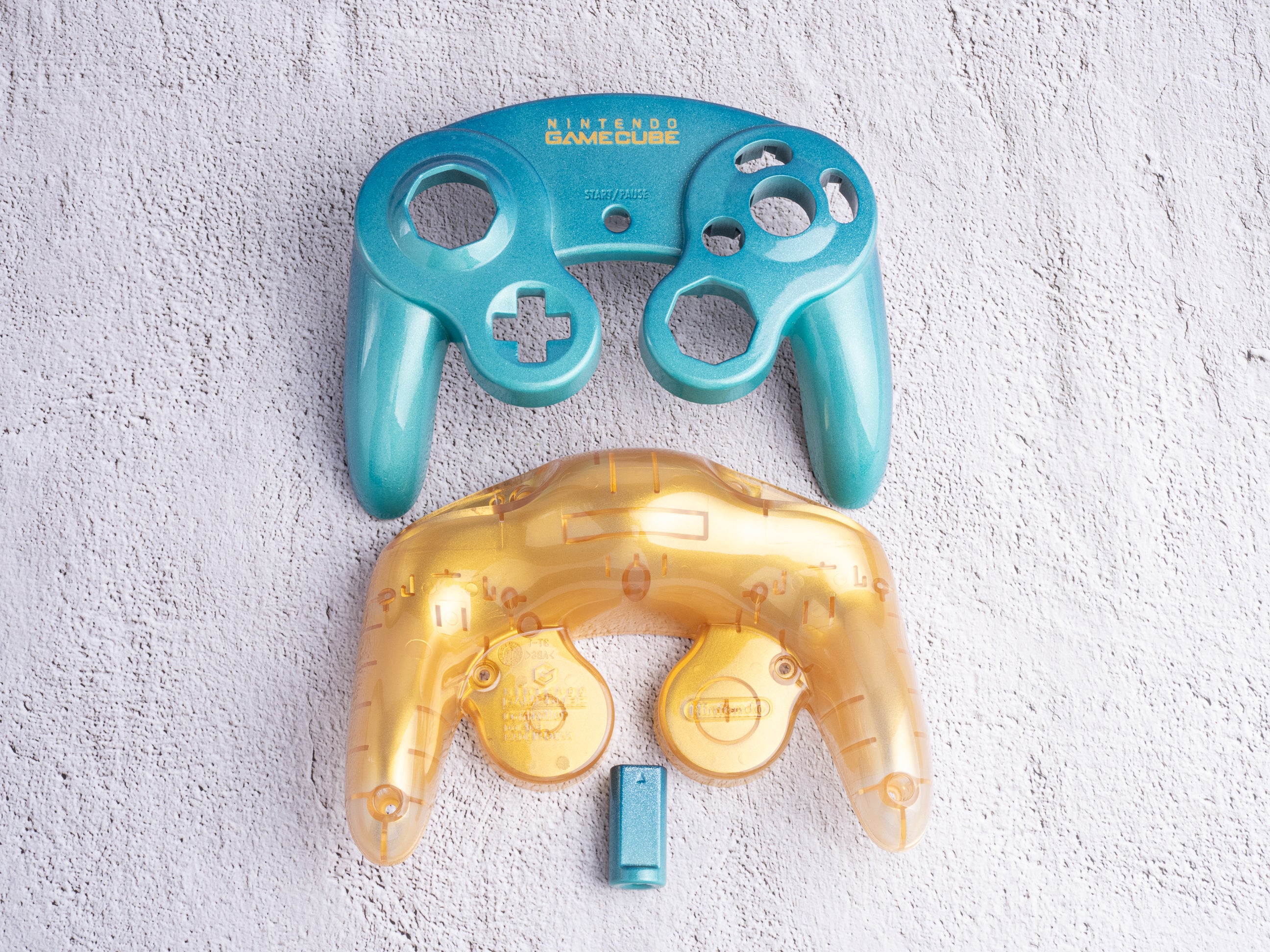 Gold Coast - Custom Painted GameCube Controller Shells