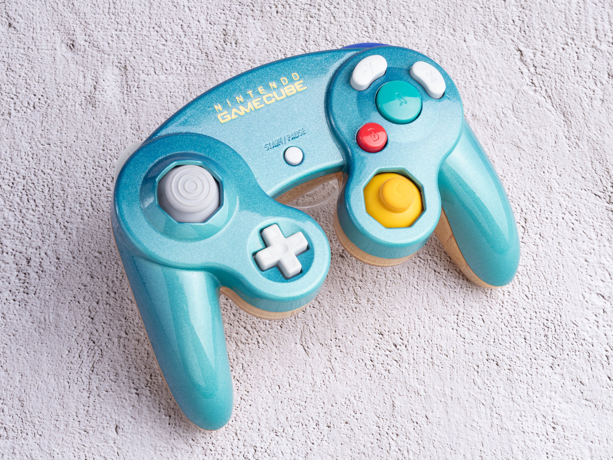 Gold Coast - Custom Painted GameCube Controller Shells