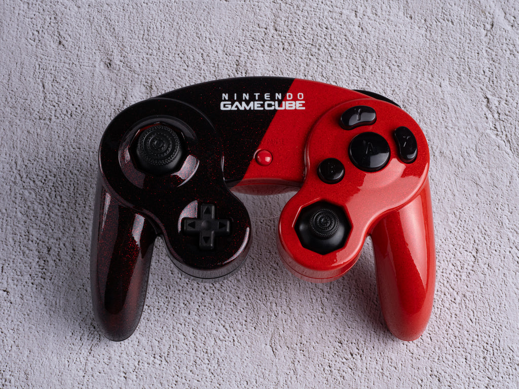 Racing Red - Custom Painted GameCube Controller