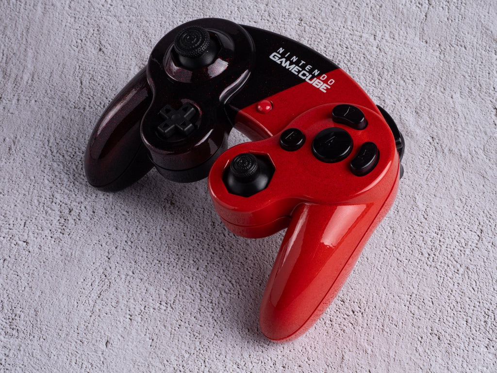 Racing Red - Custom Painted GameCube Controller