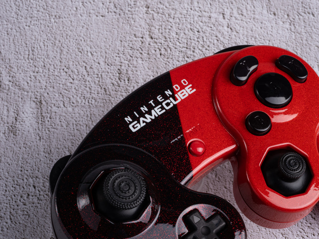 Racing Red - Custom Painted GameCube Controller