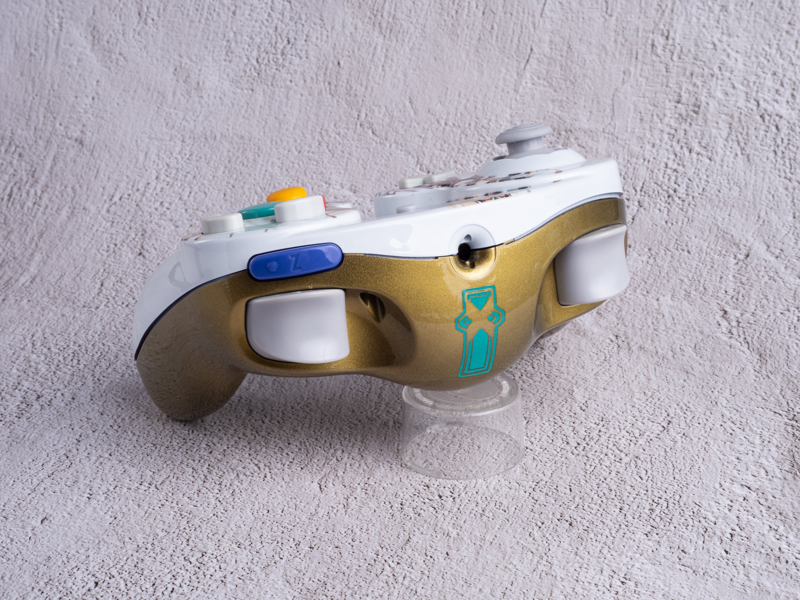 Mythra - Custom Painted GameCube Controller
