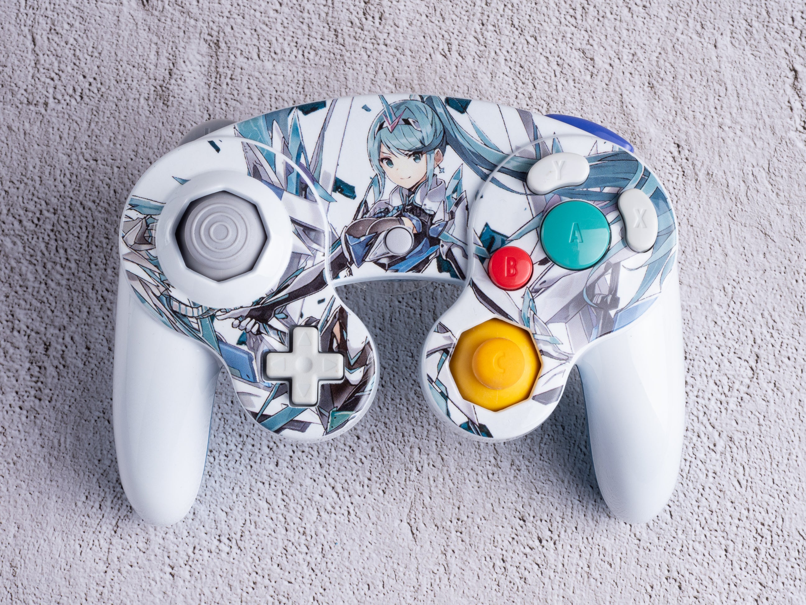 Pneuma - Custom Painted GameCube Controller