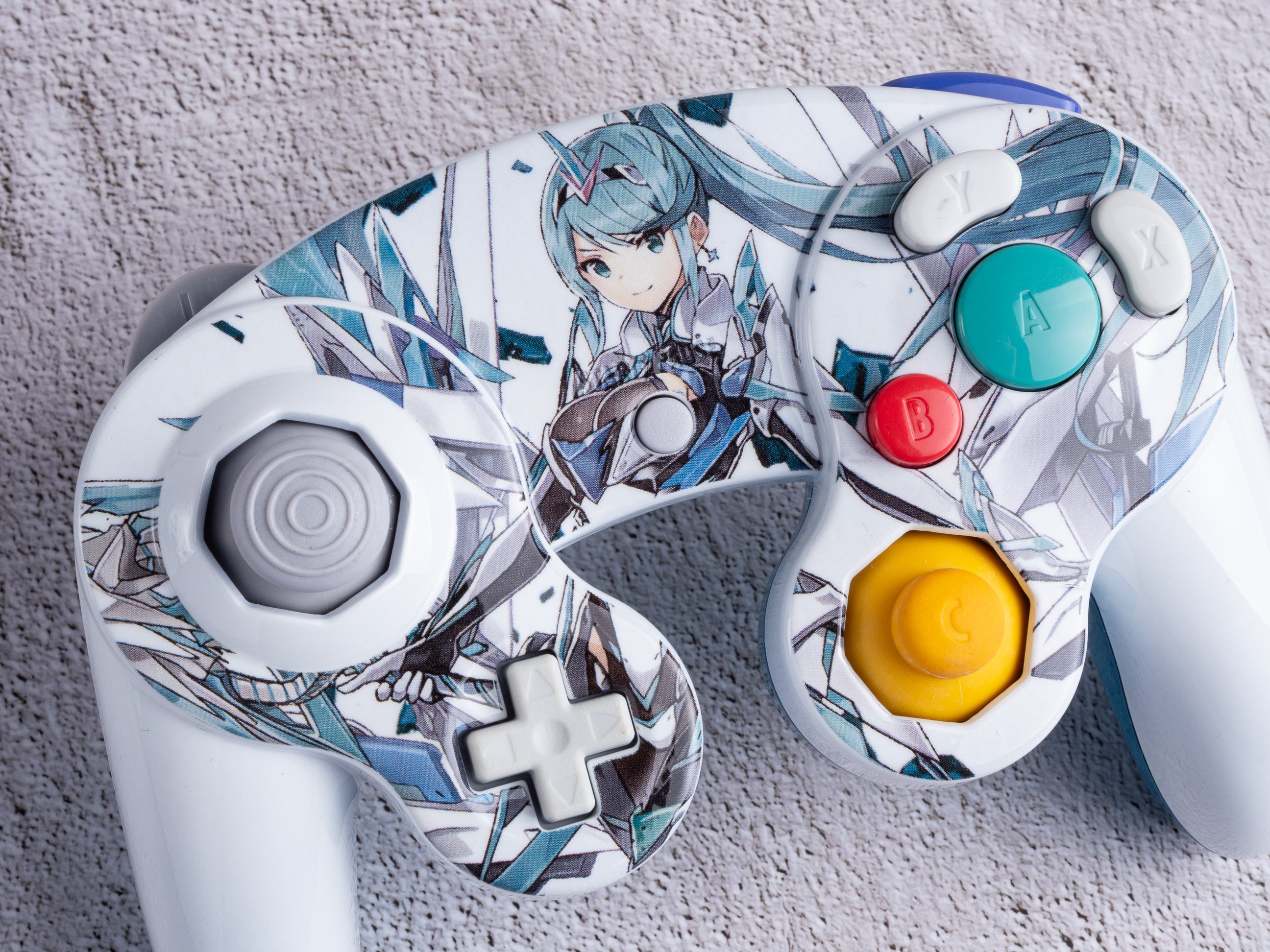 Pneuma - Custom Painted GameCube Controller