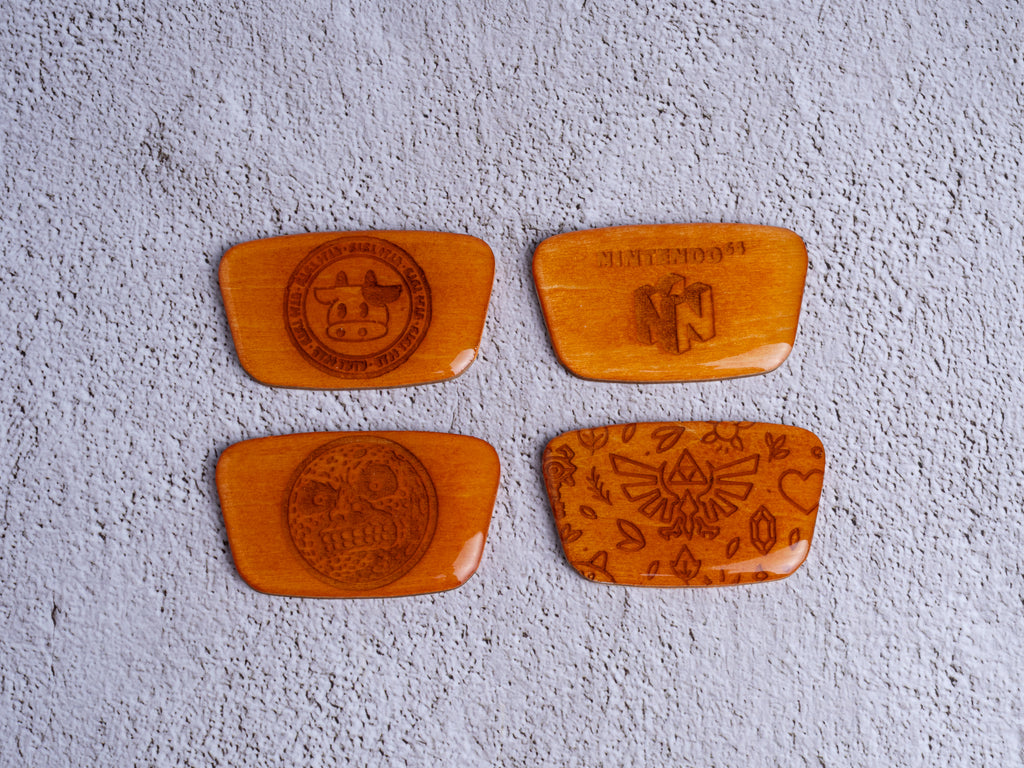 Custom Wooden Jewel for Nintendo 64 Consoles