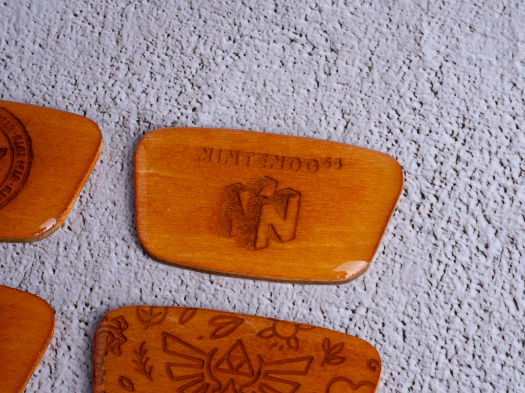Custom Wooden Jewel for Nintendo 64 Consoles