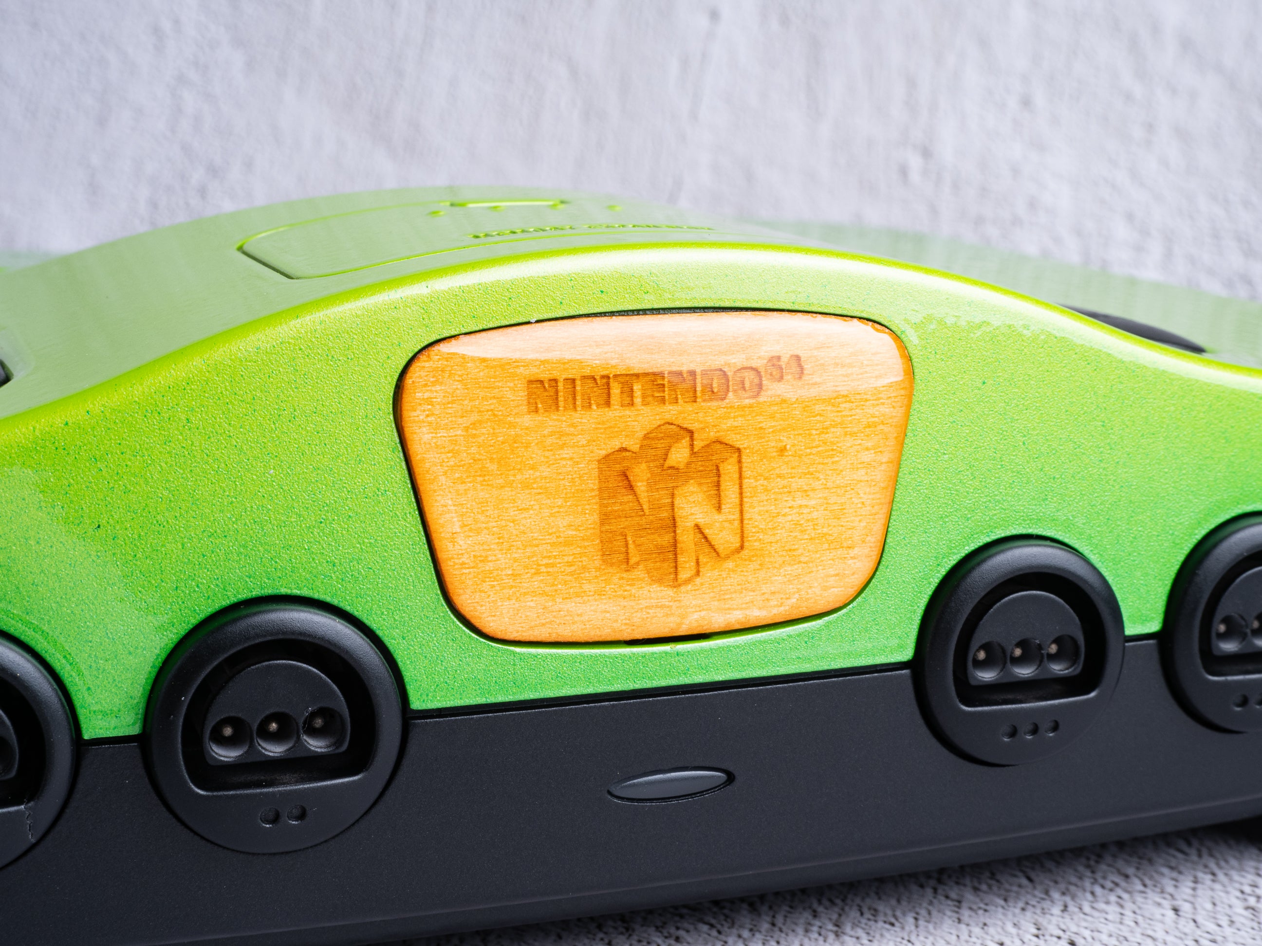 Custom Wooden Jewel for Nintendo 64 Consoles