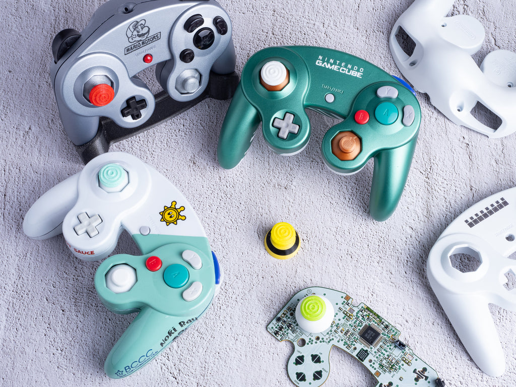 GameCube Controller Replacement Stick Caps - 3D Printed Analog Stick Repair - Magic Sticks - Multiple Colors