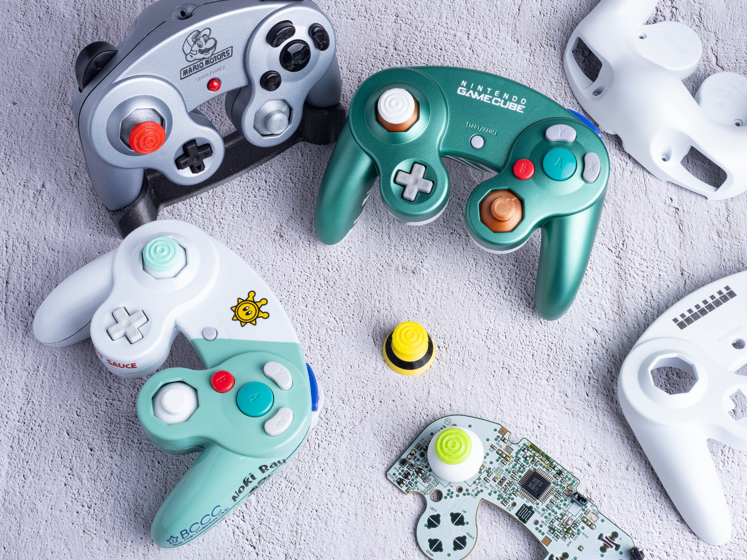 GameCube Controller Replacement Stick Caps - 3D Printed Analog Stick Repair - Magic Sticks - Multiple Colors
