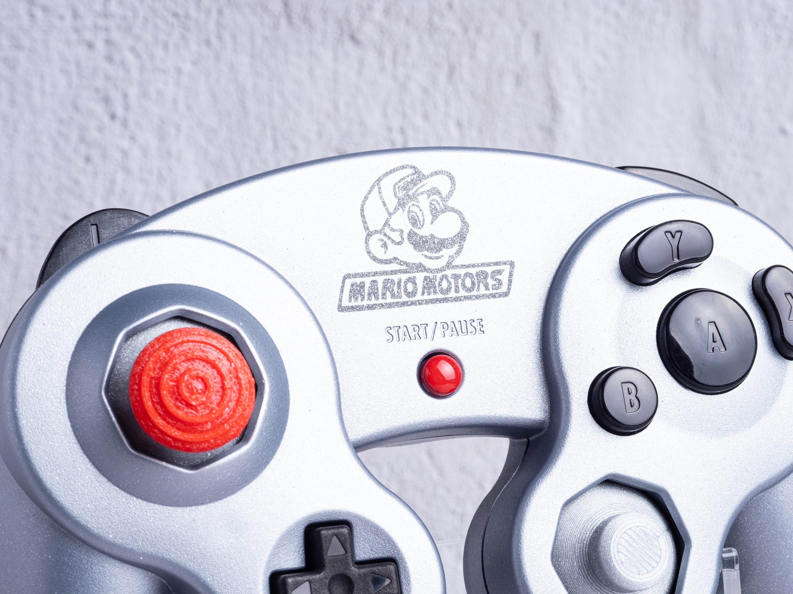 Mario Motors - Custom Painted GameCube Controller Shells