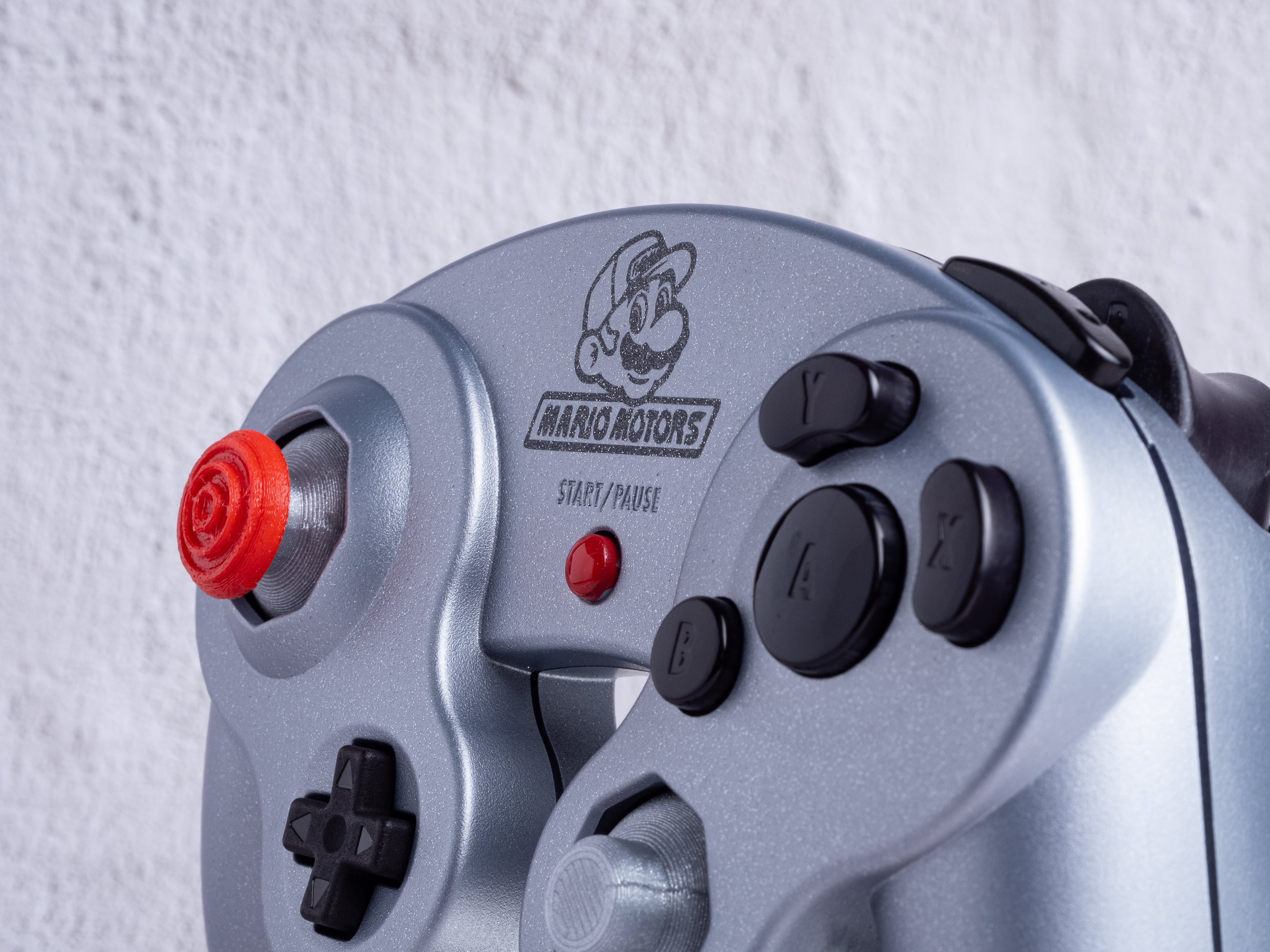 Mario Motors - Custom Painted GameCube Controller Shells