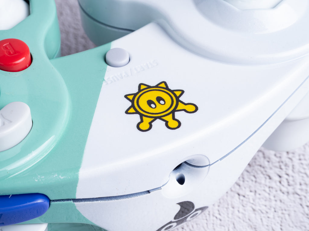 Super Mario Sunshine - Custom Painted GameCube Controller Shells
