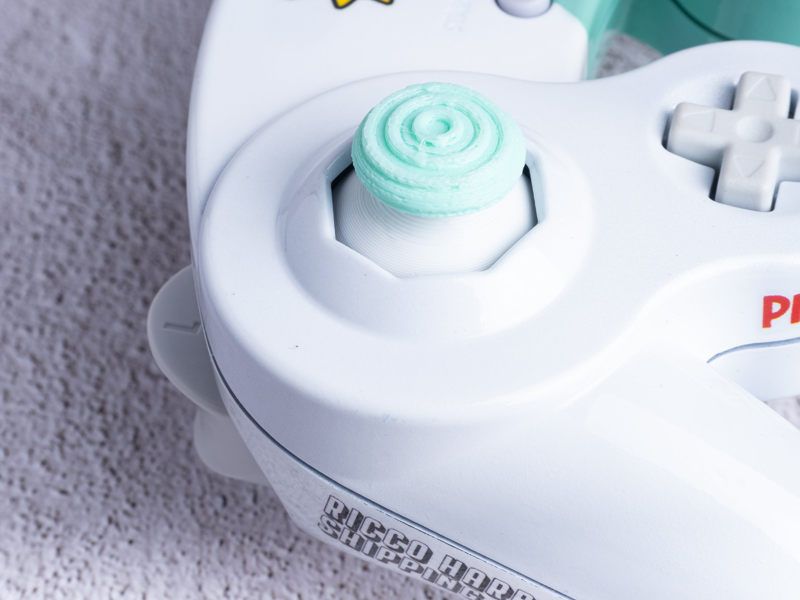 Super Mario Sunshine - Custom Painted GameCube Controller Shells