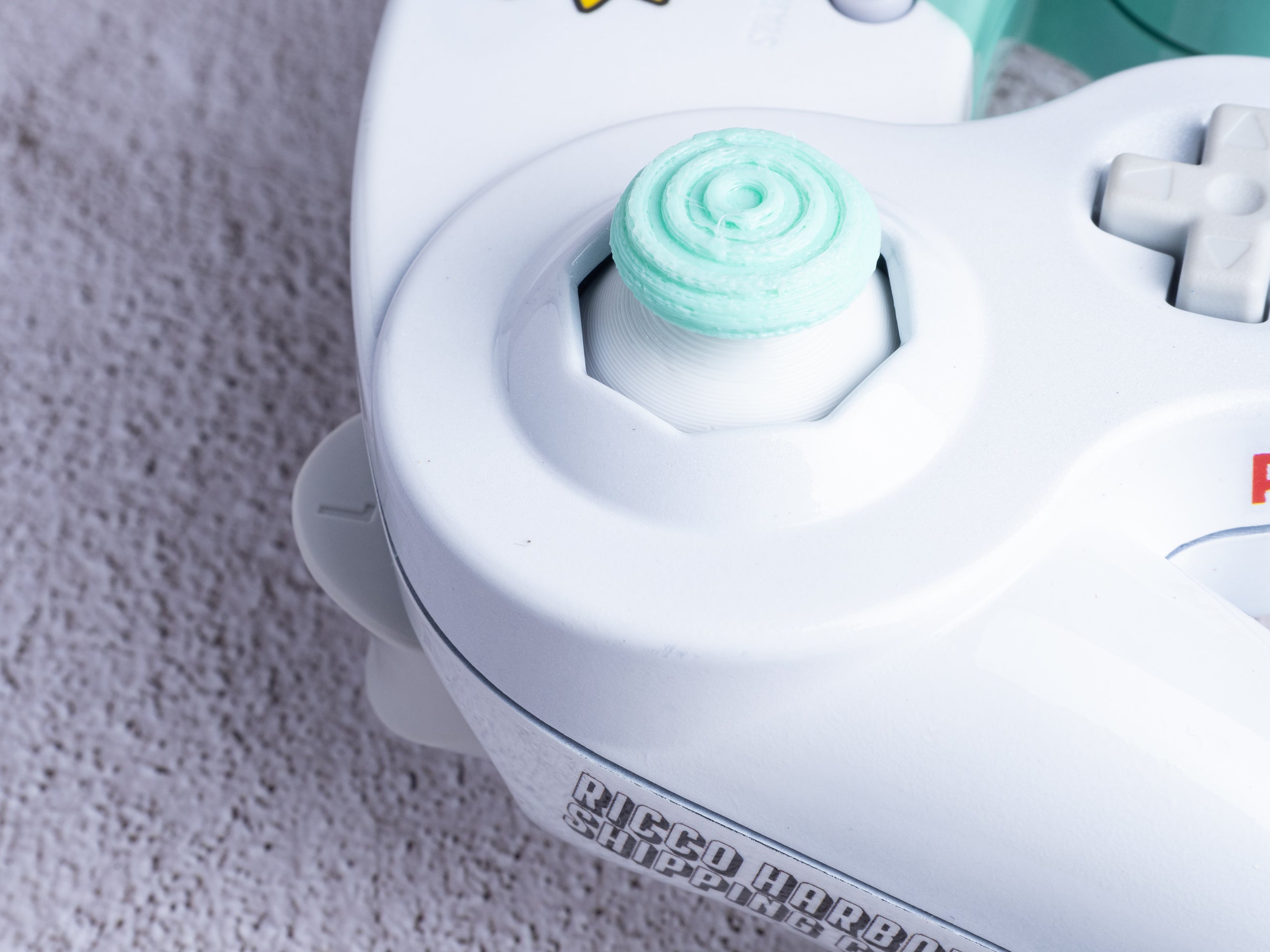 Super Mario Sunshine - Custom Painted GameCube Controller Shells