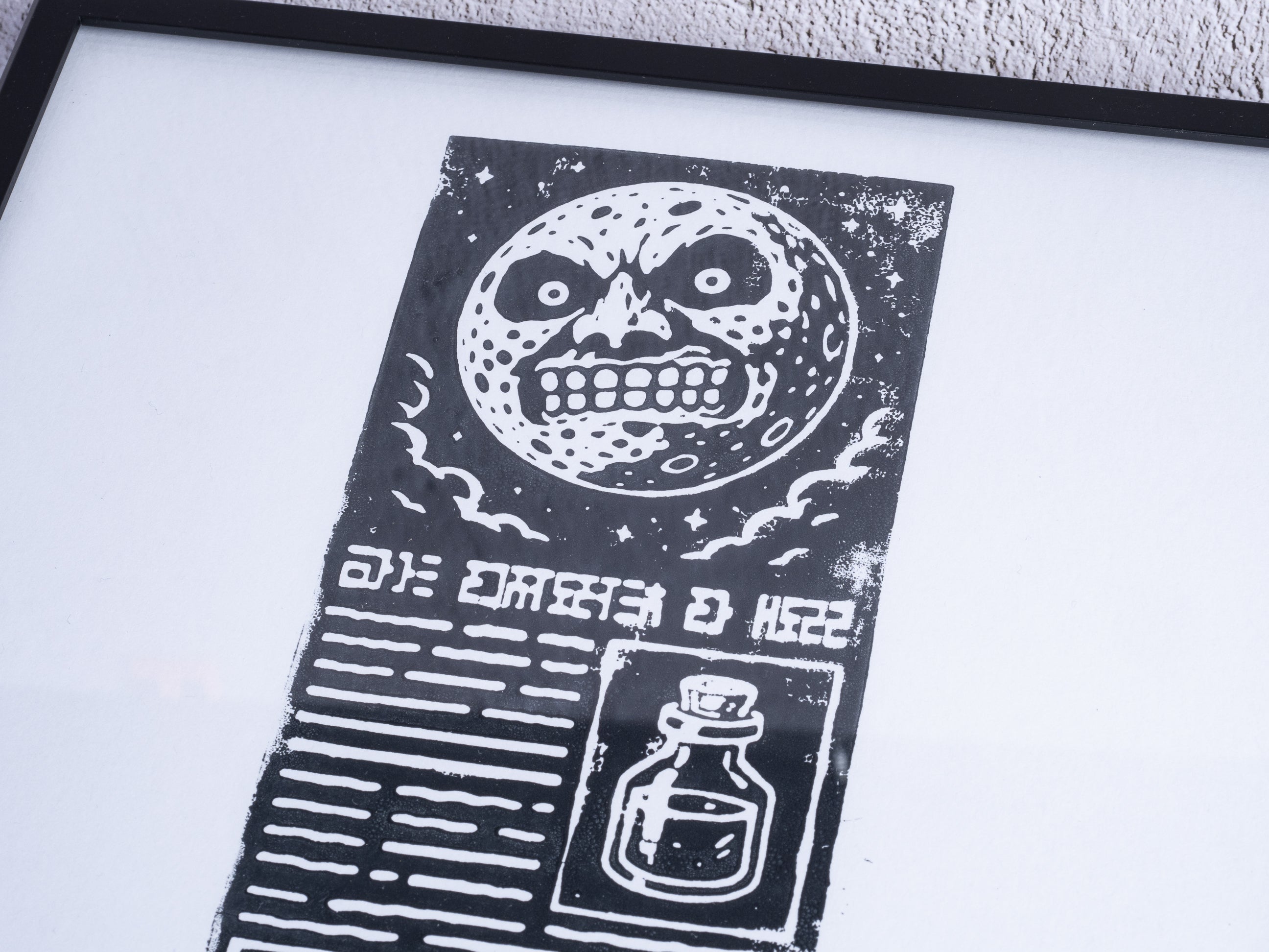 Termina Post / Zelda Majora's Mask - Handmade A4 Block Print - Open Edition